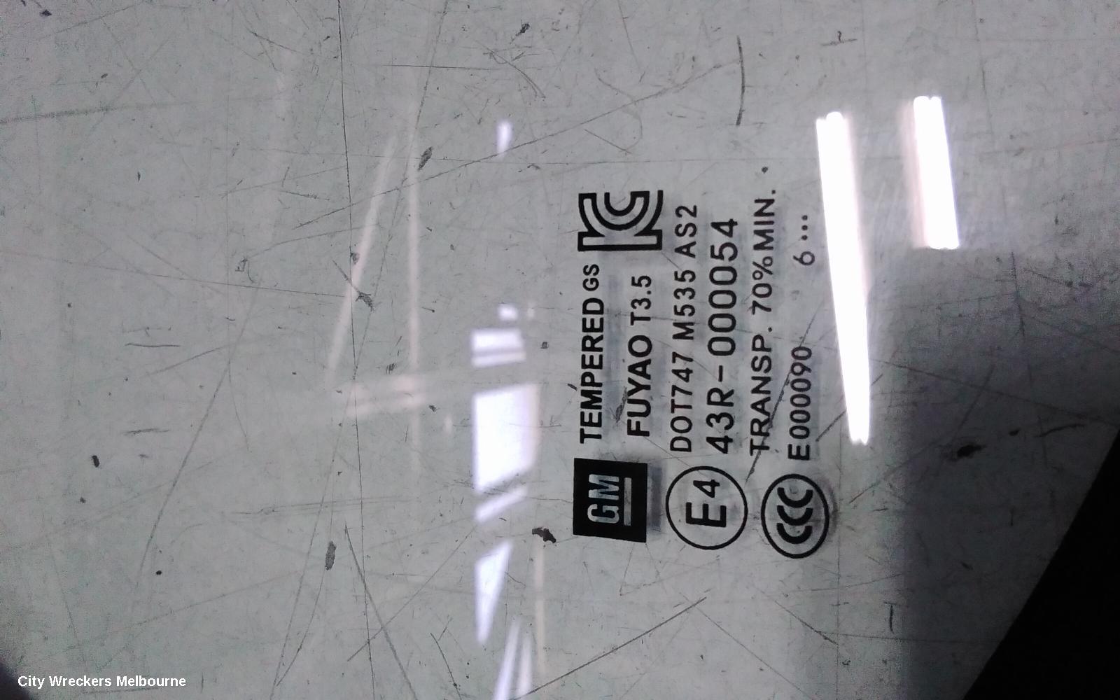 HOLDEN TRAX RIGHT REAR 1/4 DOOR GLASS, TJ SERIES, 08/2013 - 12/2020 - Image 3