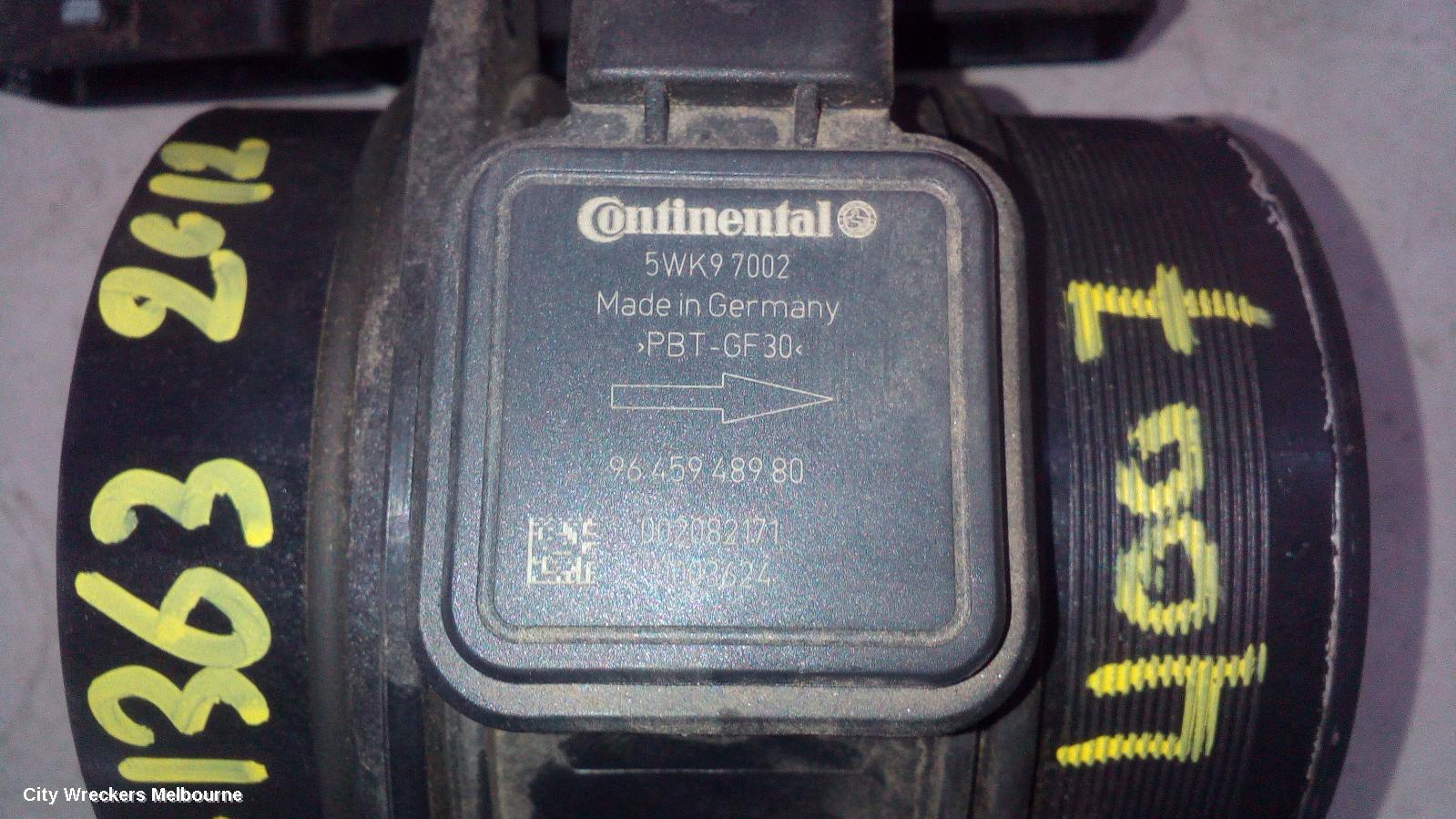 PEUGEOT 4007 AIR FLOW METER, GS, 10/2009 - 08/2013 - Image 3