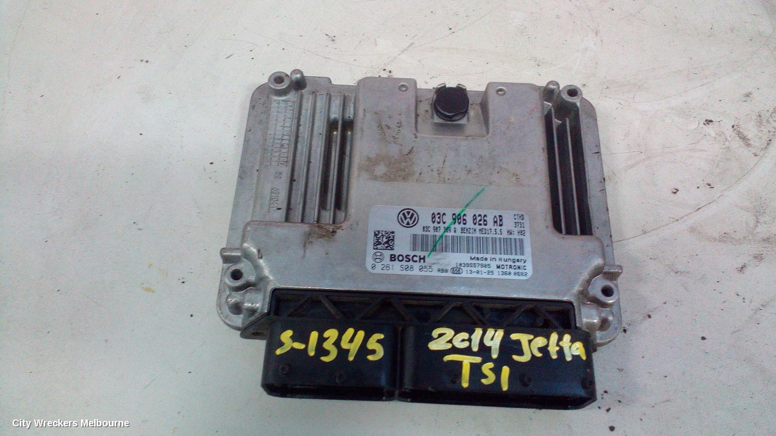 VOLKSWAGEN JETTA ECU, ENGINE ECU, PETROL, 1.4, CTHD CODE, TURBO/SCHARGED, SEC SET (ECU/IMM/READER/KEY), 1B, 02/2011 ONWARDS 12/2017 - Image 2