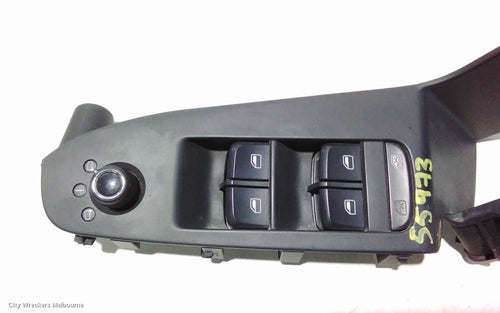 AUDI A4 PWR DR WIND SWITCH, RH FRONT (MASTER SWITCH), B8 8K, 02/2008 - 06/2012 - Image 2