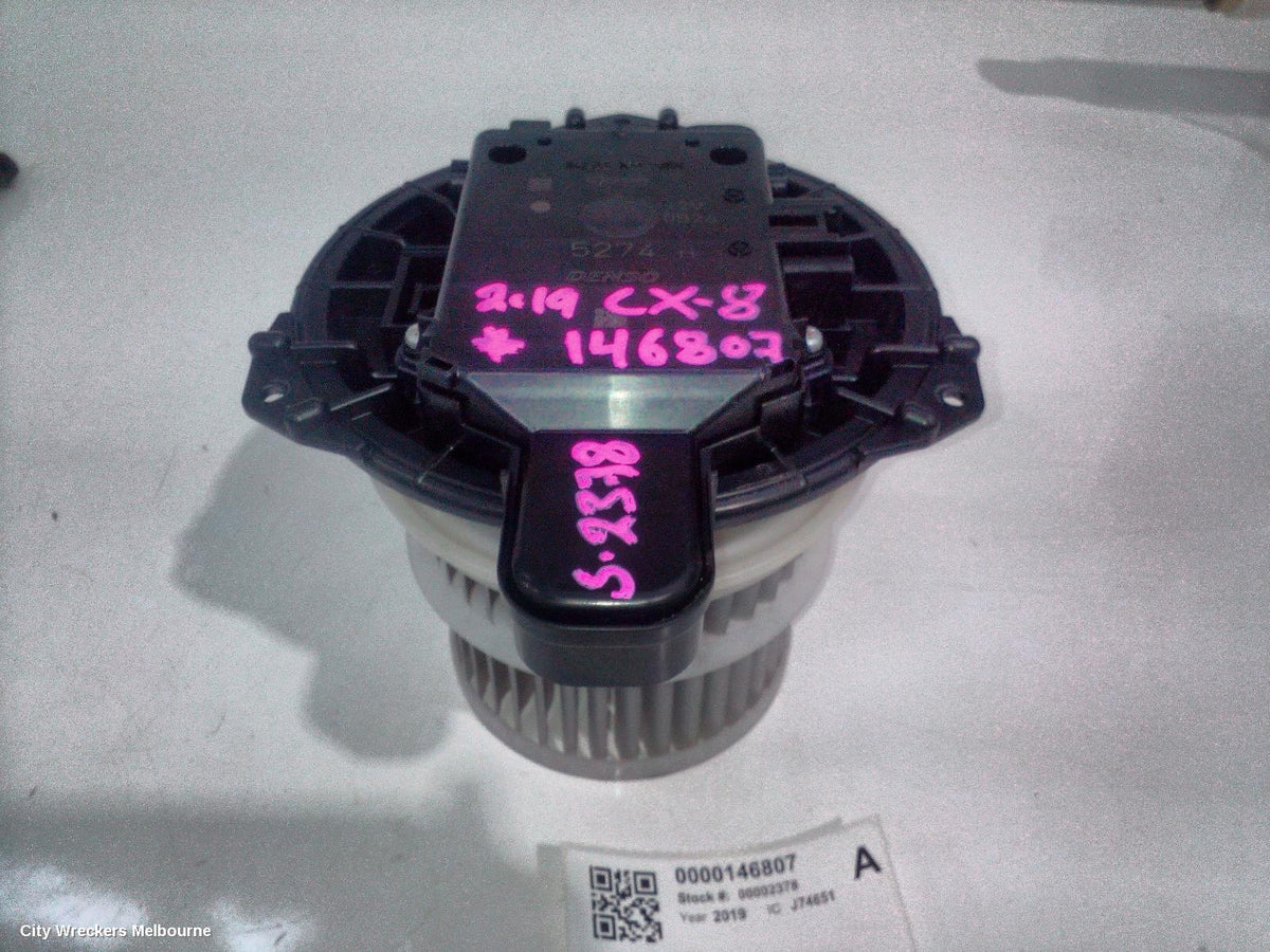 MAZDA CX8 HEATER FAN MOTOR, KG, FRONT, 05/2018 - 12/2023 - Image 1