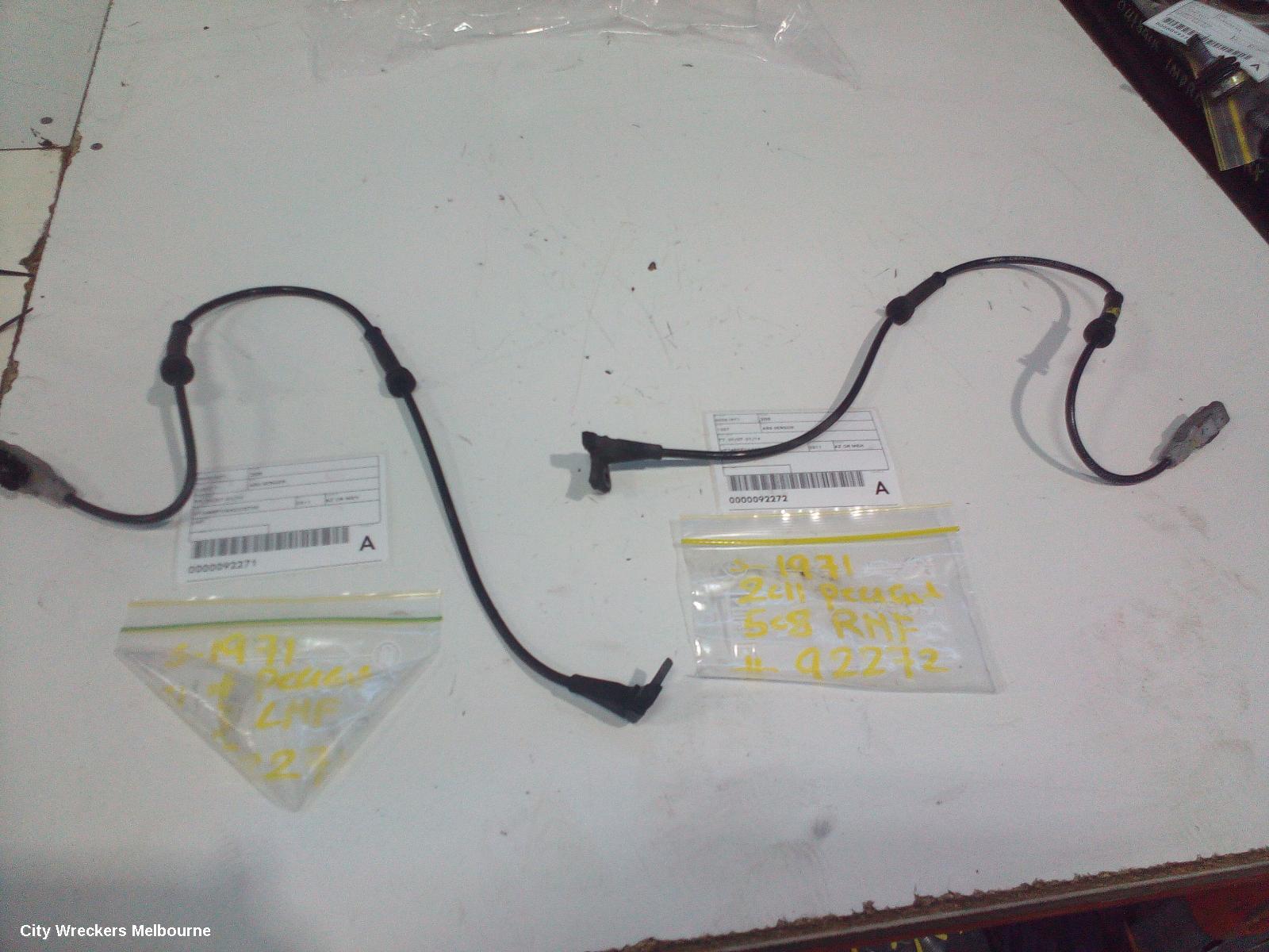 PEUGEOT 308 ABS SENSOR, LH FRONT, T7, 09/2007 - 09/2014 - Image 3