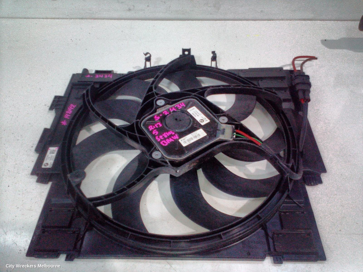 BMW 5 SERIES FAN, SINGLE FAN ASSY, 2.0, N20, PETROL, 600W, F10, 05/2010 - 01/2017 - Image 2
