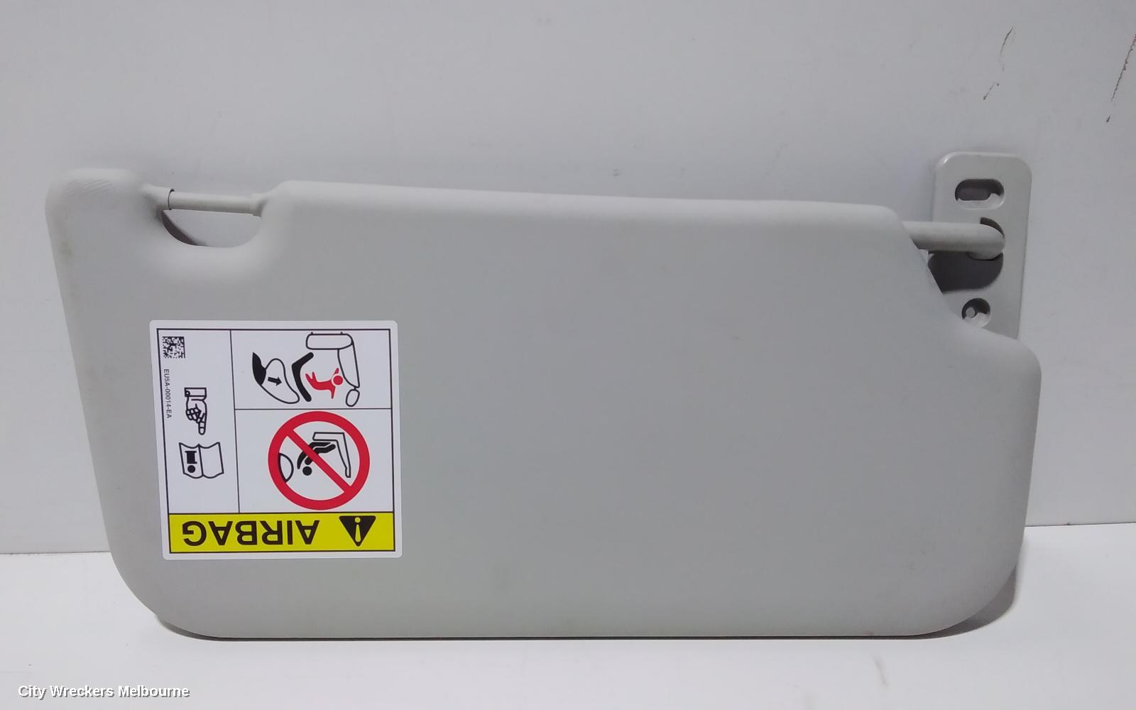 FORD RANGER SUNVISOR, PX1, LH SIDE, GREY, NON SLIDING TYPE, 06/2011 - 06/2015 - Image 3