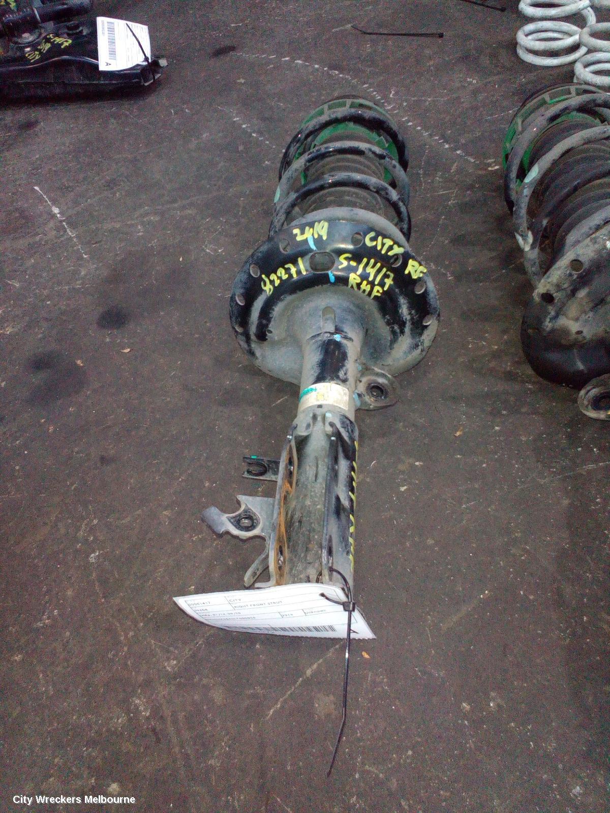 HONDA CITY RIGHT FRONT STRUT, GM6, 01/2014 - 09/2020 - Image 3