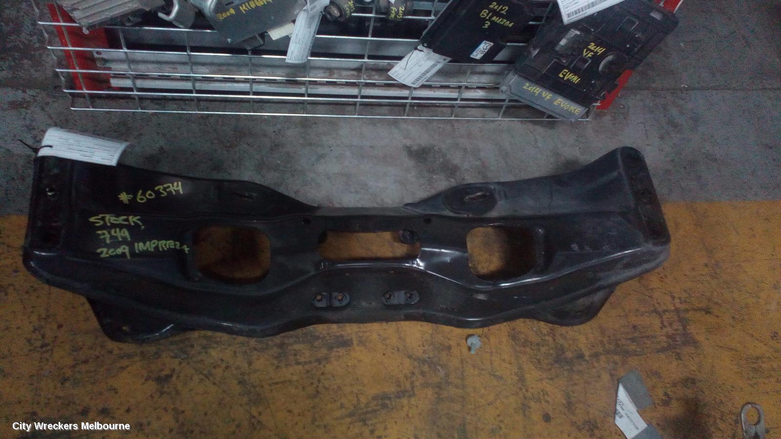SUBARU IMPREZA FRT XMEMBER/CRADLE, G3, ENGINE CROSSMEMBER, FRONT, 04/2007 - 11/2011 - Image 2