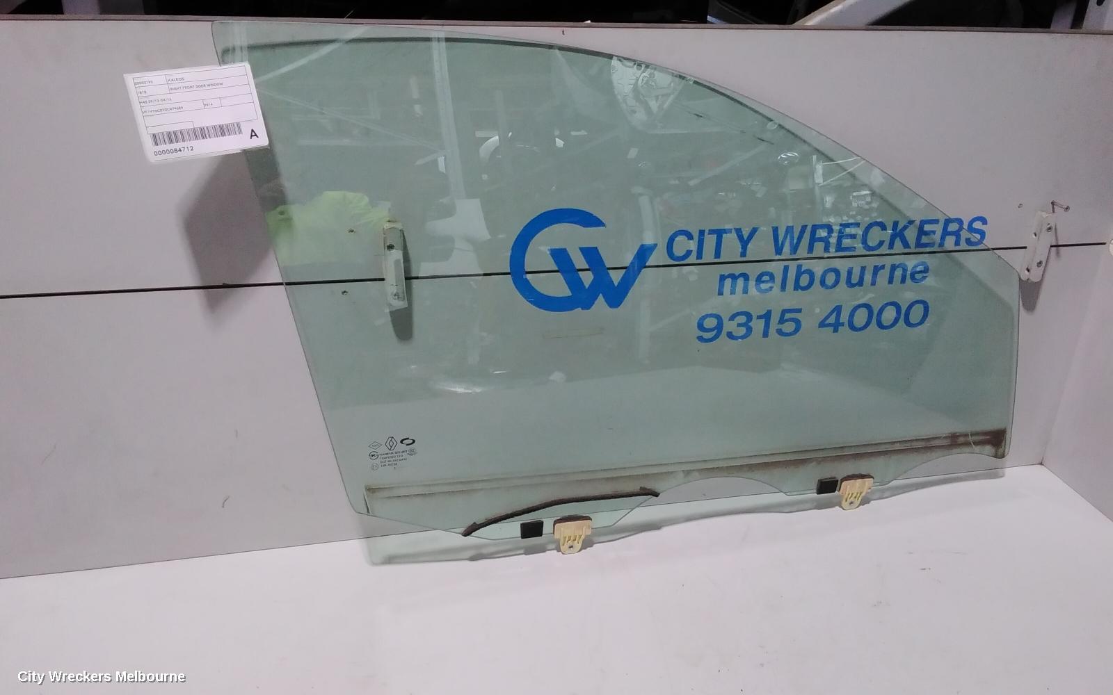 RENAULT KALEOS RIGHT FRONT DOOR WINDOW, H45, WAGON, 09/2008 - 04/2016 - Image 1