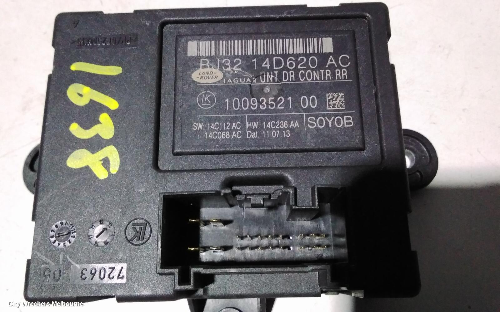 LAND ROVER RANGEROVER EVOQUE, L538, 11/2011 - 01/2019, LEFT DOOR CONTROL UNIT 1009352100 10057889 BJ32-14D620-AC BJ3214D620AC : 84218 - Image 2