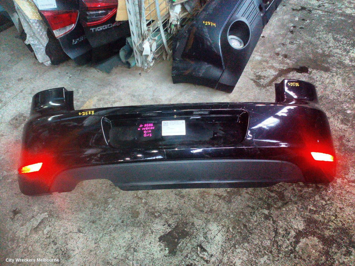 VOLKSWAGEN GOLF REAR BUMPER, GEN 6, HATCH, GTD, NON PARK SENSOR TYPE, 06/2010 - 12/2012 - Image 1