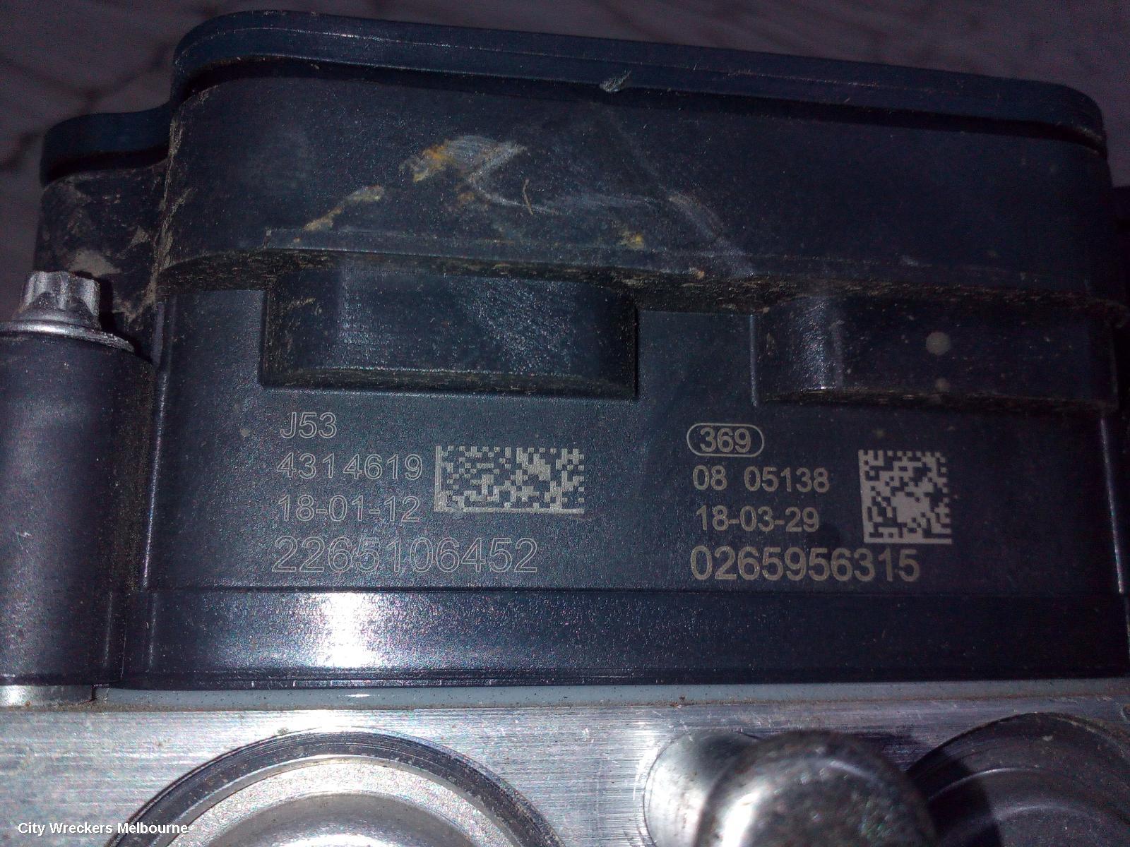 MAZDA CX3 ABS PUMP/MODULATOR, DK, P/N 0265956315, 03/2015 ONWARDS - Image 3