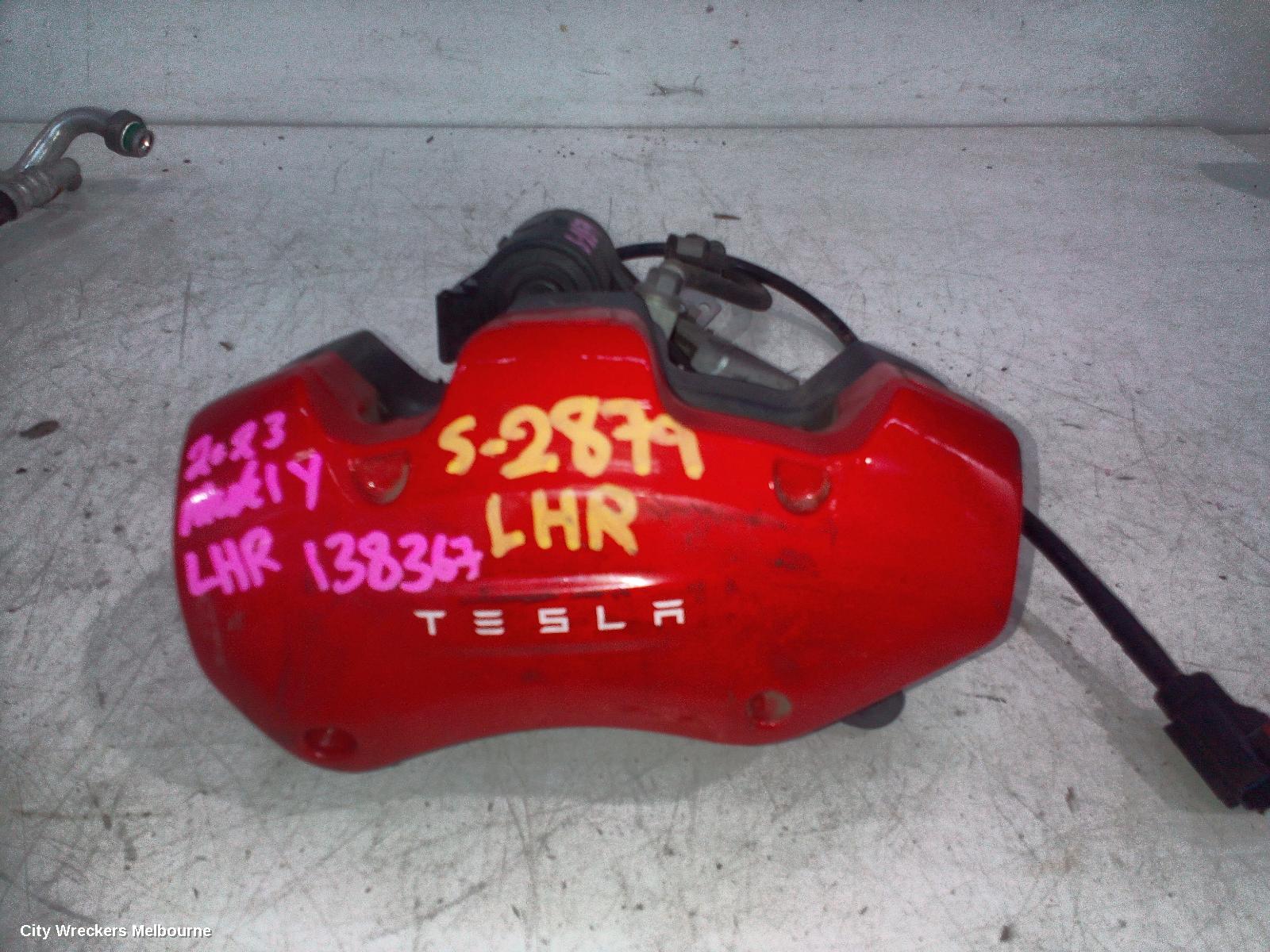 TESLA MODEL Y CALIPER, 1ST GEN, LH REAR, PERFORMANCE TYPE, RED, 03/2022 ONWARDS - Image 2