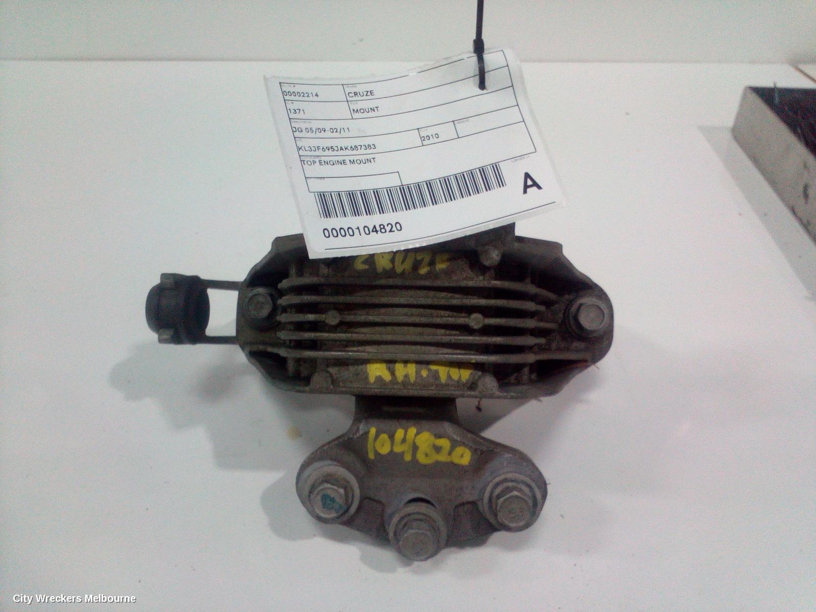 HOLDEN CRUZE MOUNT, ENGINE MOUNT, FRONT, AUTO T/M, PETROL, 1.8, F18D4, 8TH VIN = 5, JG-JH, 03/2009 - 02/2013 - Image 1