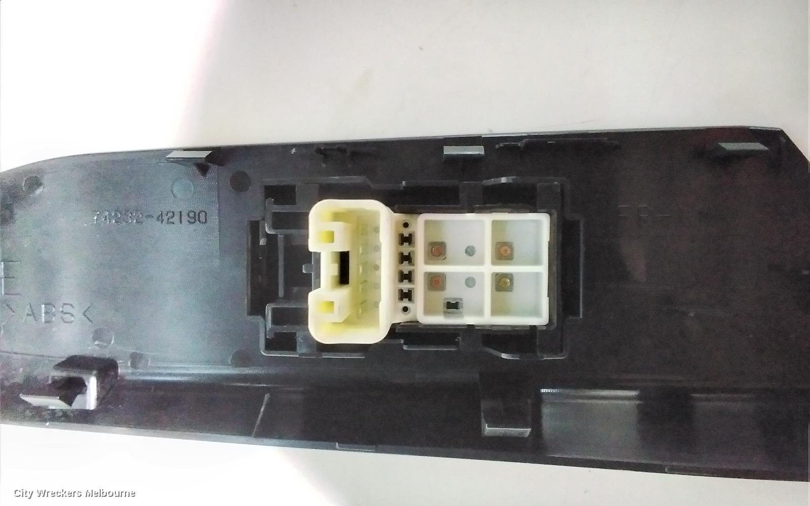 TOYOTA RAV4 PWR DR WIND SWITCH, LH FRONT, XA40, 12/2012 - 11/2018 - Image 2