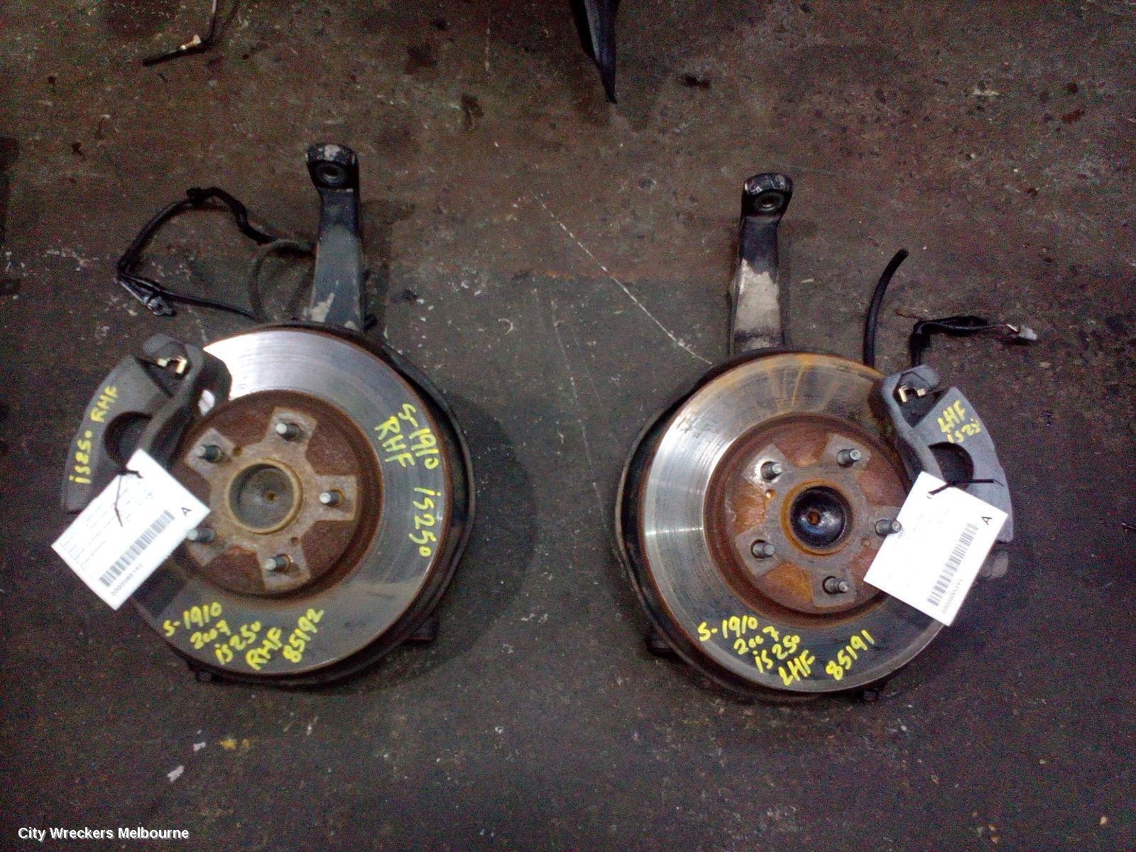 LEXUS IS250/IS250C LEFT FRONT HUB ASSEMBLY, GSE20R, 2.5, PETROL, IS250/IS250C, 11/2005 - 12/2014 - Image 3