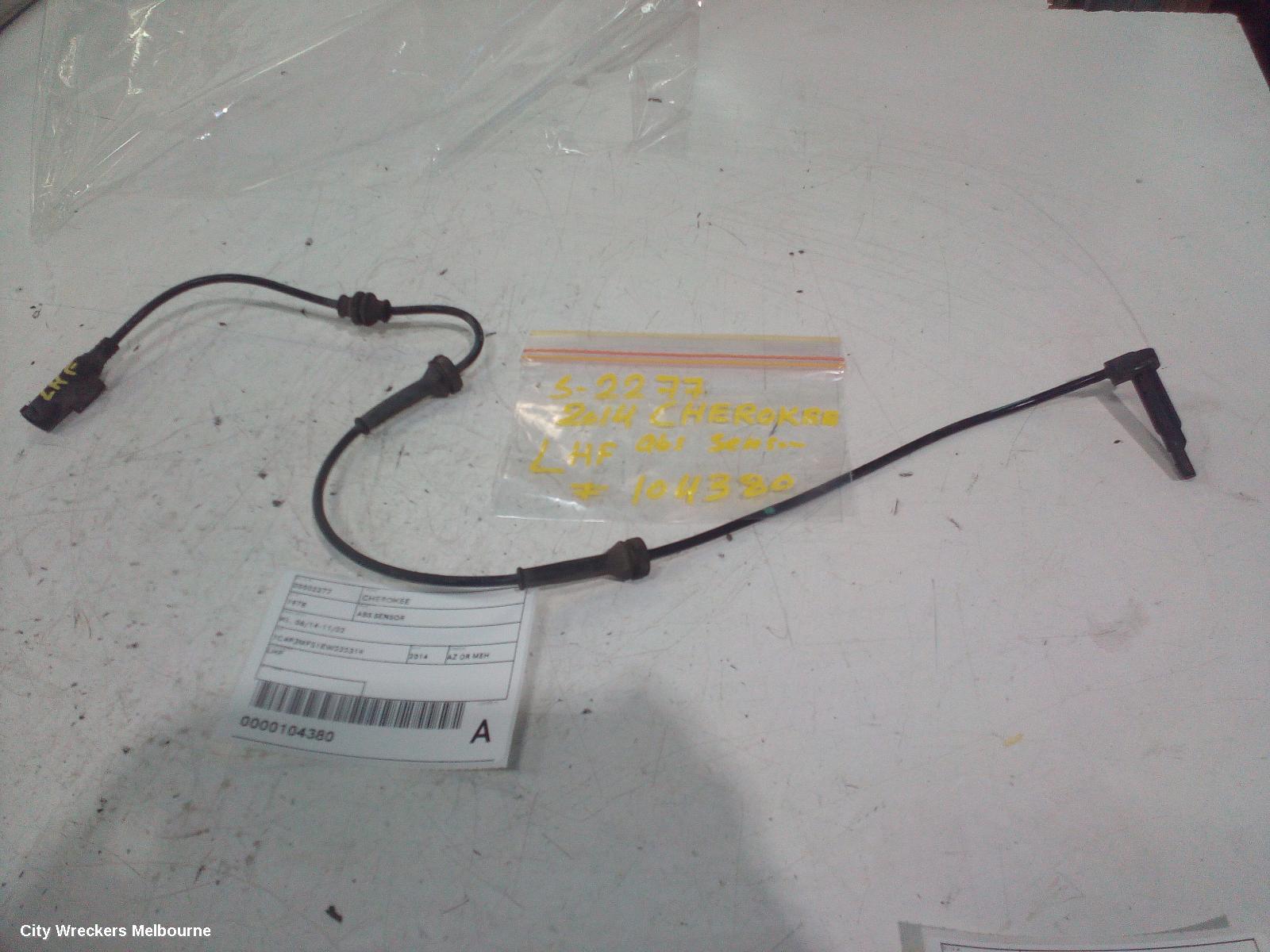 JEEP CHEROKEE ABS SENSOR, KL, LH FRONT, AWD, 02/2014 - 11/2022 - Image 2