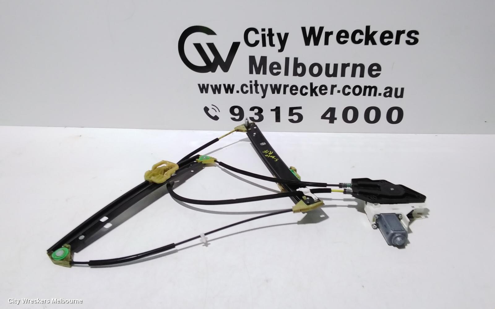 AUDI A1 RIGHT FRONT WINDOW REG/MOTOR, 8X, 5DR HATCH, 03/2012 - 10/2018 - Image 2