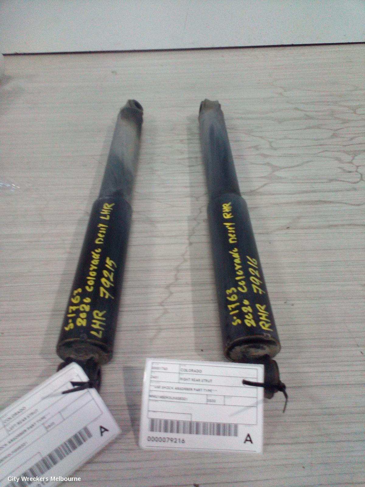 HOLDEN COLORADO SHOCK ABSORBER, REAR (PAIR), 2WD/4WD, RG, 07/2016 - 12/2020 - Image 2