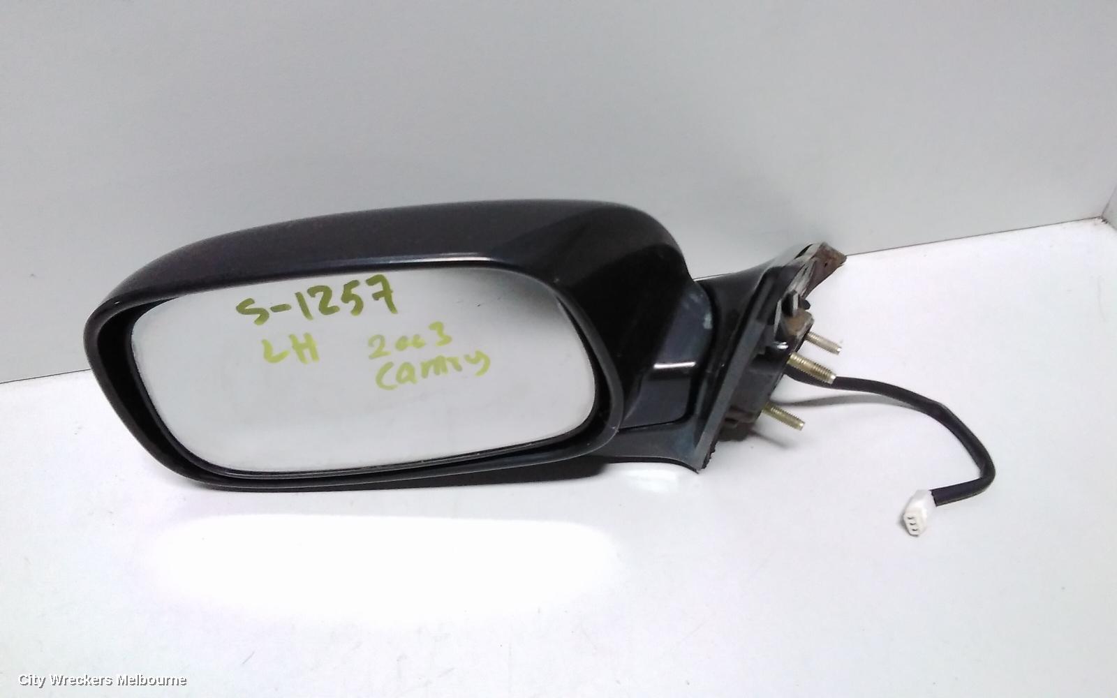TOYOTA CAMRY LEFT DOOR MIRROR, SK36, BLACK, 08/2002 - 05/2006 - Image 2