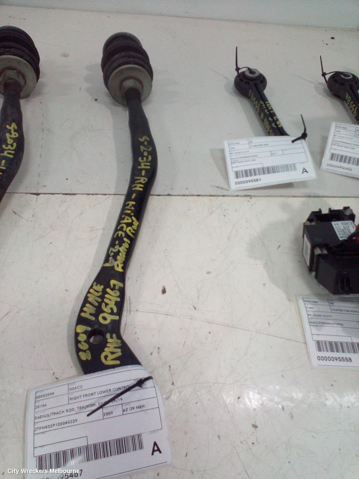 TOYOTA HIACE RIGHT FRONT LOWER CONTROL ARM, RADIUS/TRACK ROD, TRH/KDH, 03/2005 - 04/2019 - Image 2