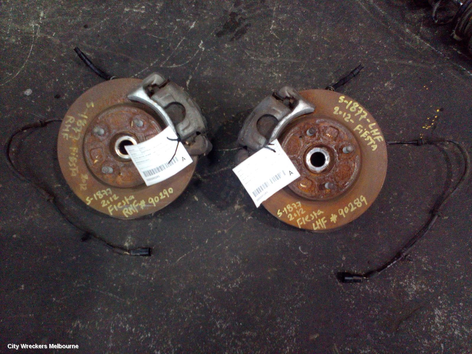 FORD FIESTA RIGHT FRONT HUB ASSEMBLY, WS-WZ, ABS TYPE, VIN MNB, 100PCD STUD PATTERN, 07/2008 - 12/2019 - Image 2
