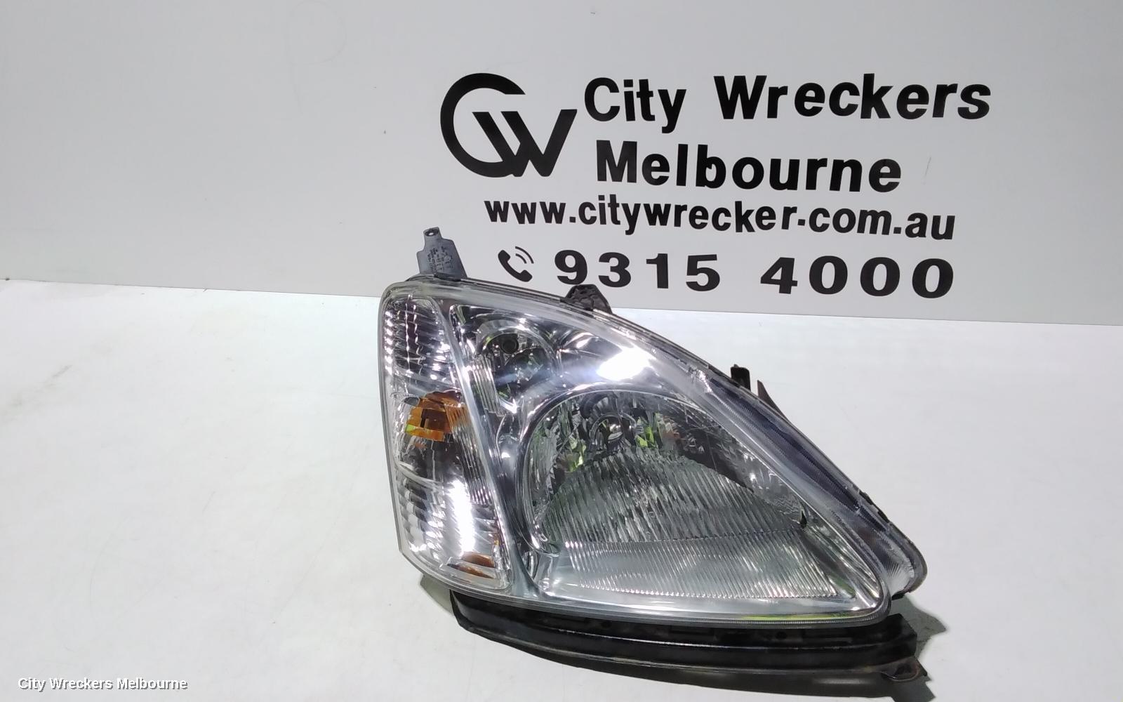 HONDA CIVIC RIGHT HEADLAMP, 7TH GEN, 5DR HATCH (AUST TYPE), 11/2000 - 10/2003 - Image 1