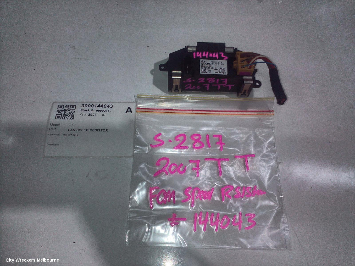AUDI TT FAN SPEED RESISTOR - Image 2