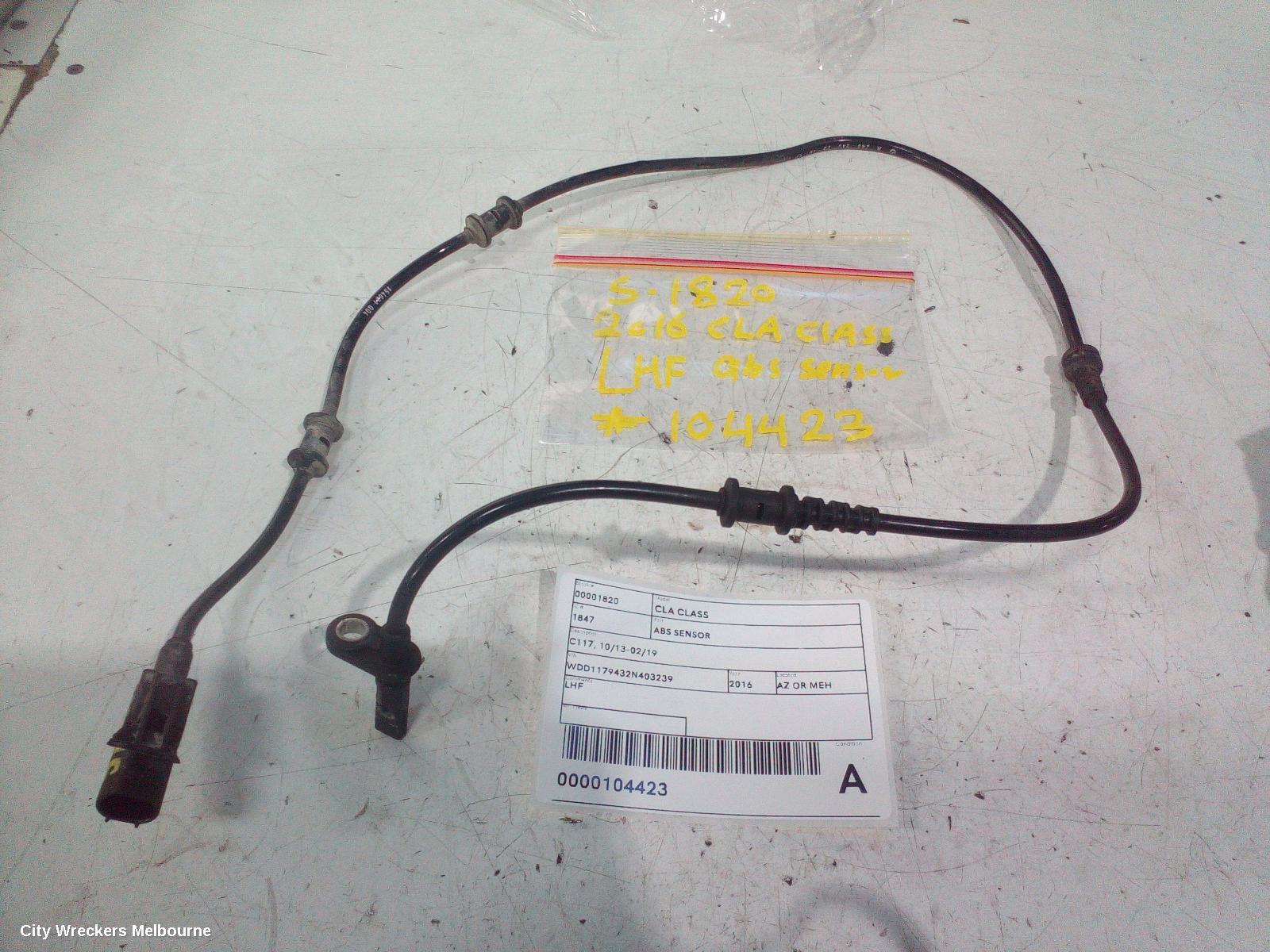 MERCEDES CLA CLASS ABS SENSOR, C117, 10/2013 - 02/2019 - Image 3