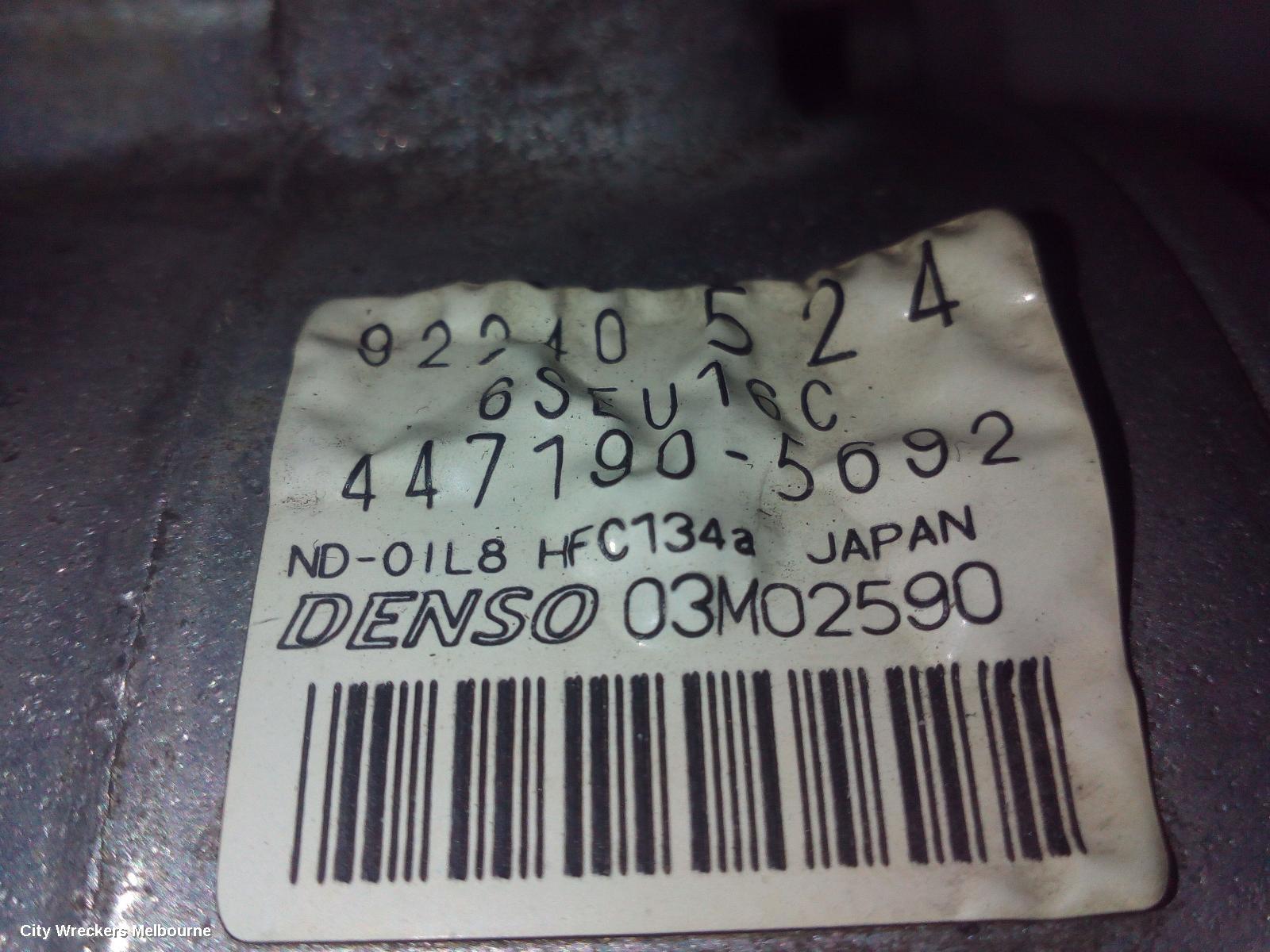 HOLDEN COMMODORE A/C COMPRESSOR, VE, 3.0/3.6, 6SBU16C, 2 PLUG TYPE, 09/2006 - 05/2013 - Image 3