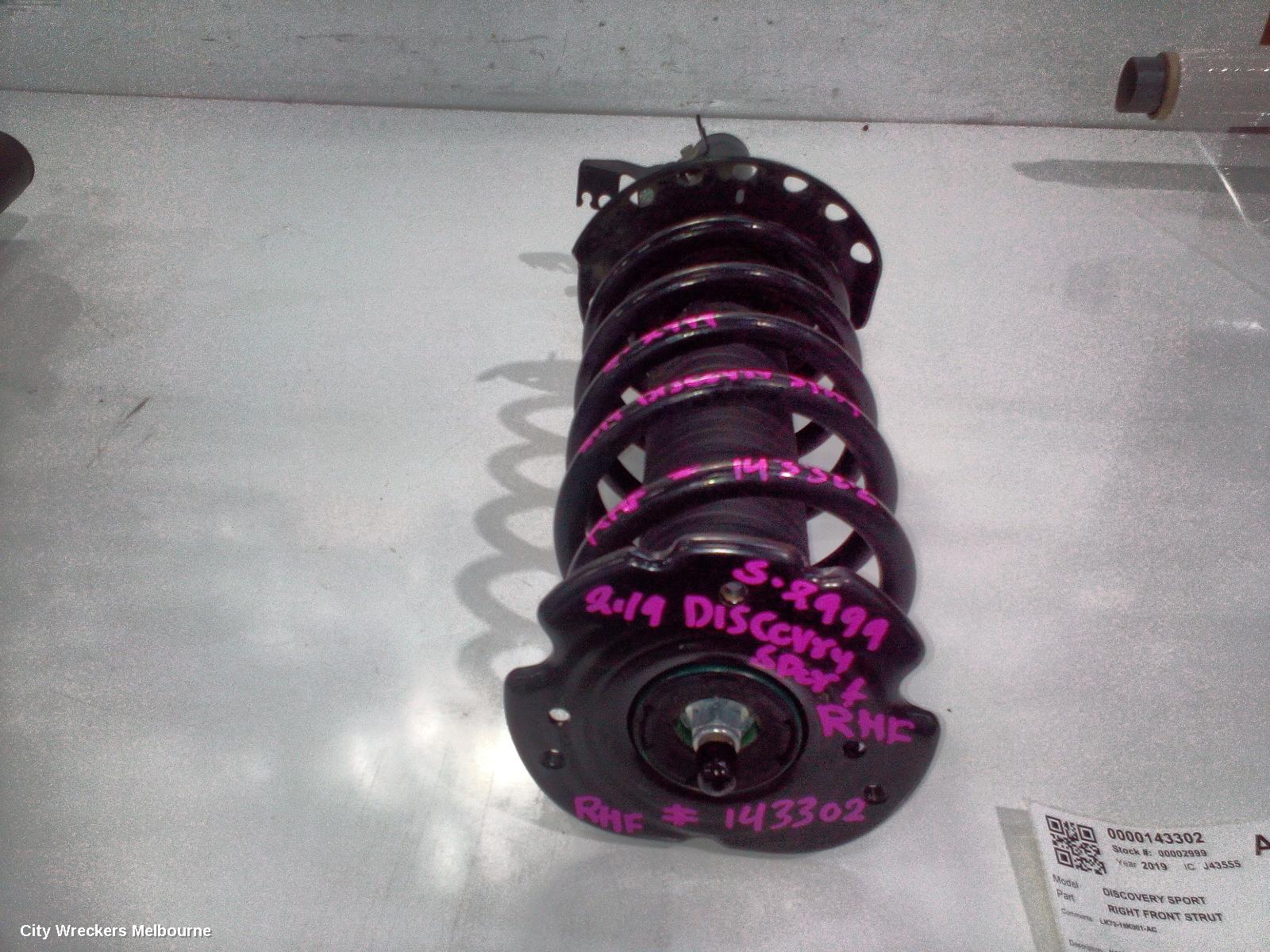 LAND ROVER DISCOVERY SPORT RIGHT FRONT STRUT, NON ACTIVE DAMPER TYPE, L550, 01/2015 - 06/2019 - Image 2