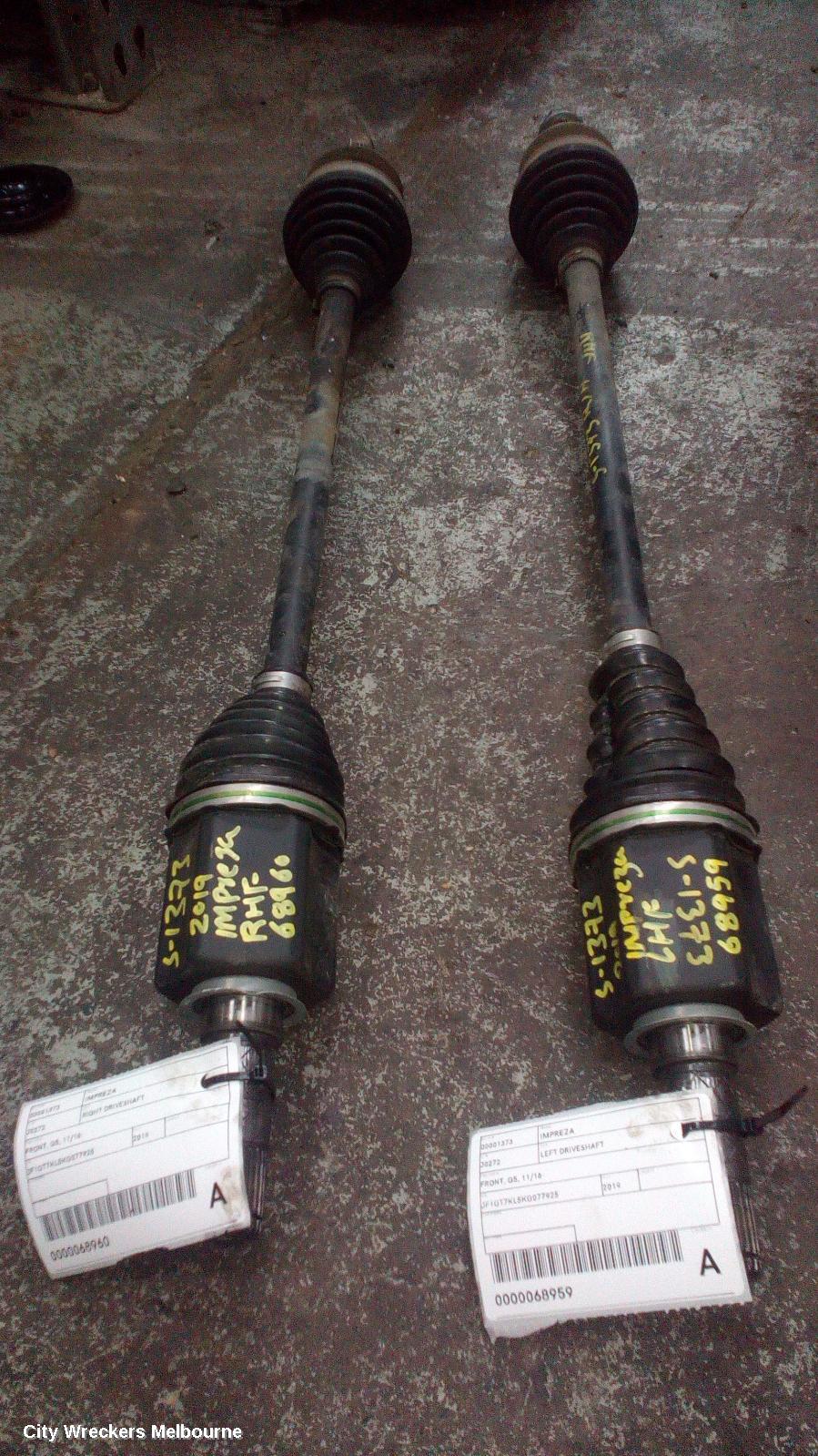 SUBARU IMPREZA LEFT DRIVESHAFT, FRONT, G5, 11/2016 ONWARDS - Image 2