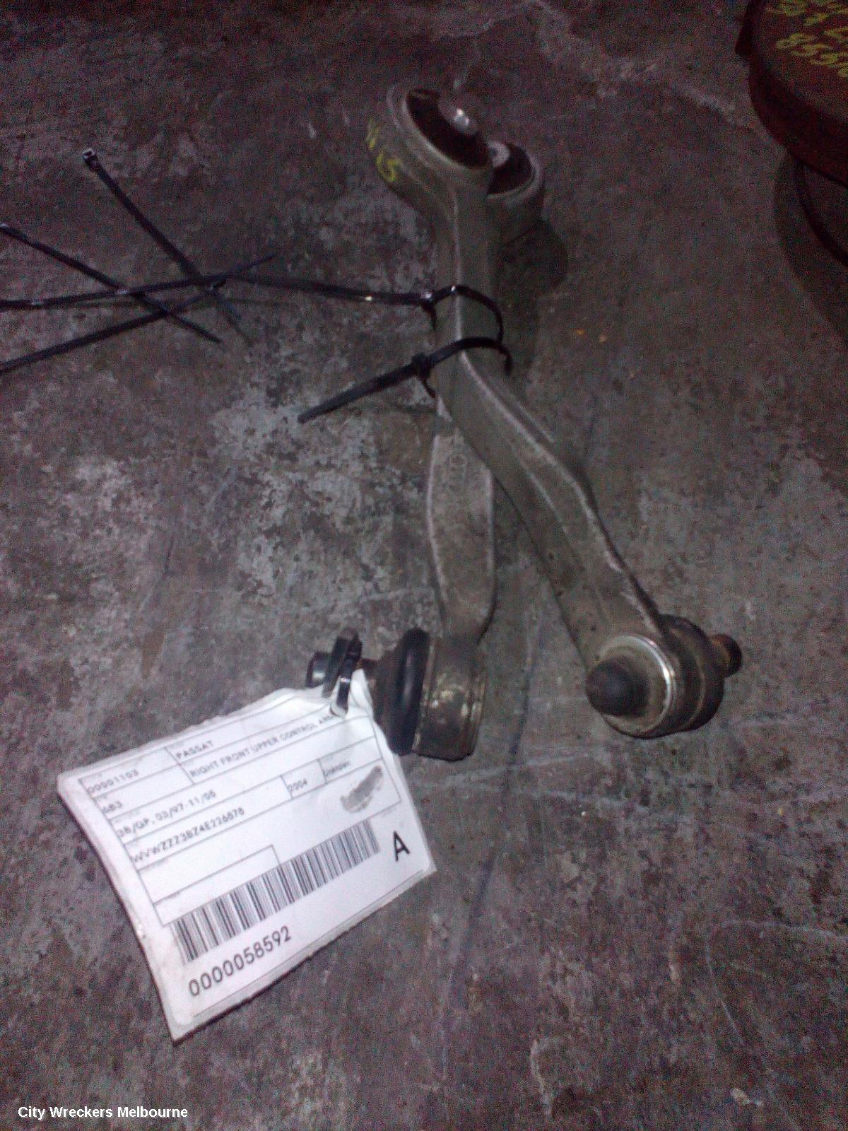 VOLKSWAGEN PASSAT RIGHT FRONT UPPER CONTROL ARM, 3B/GP, 03/1997 - 11/2005 - Image 3