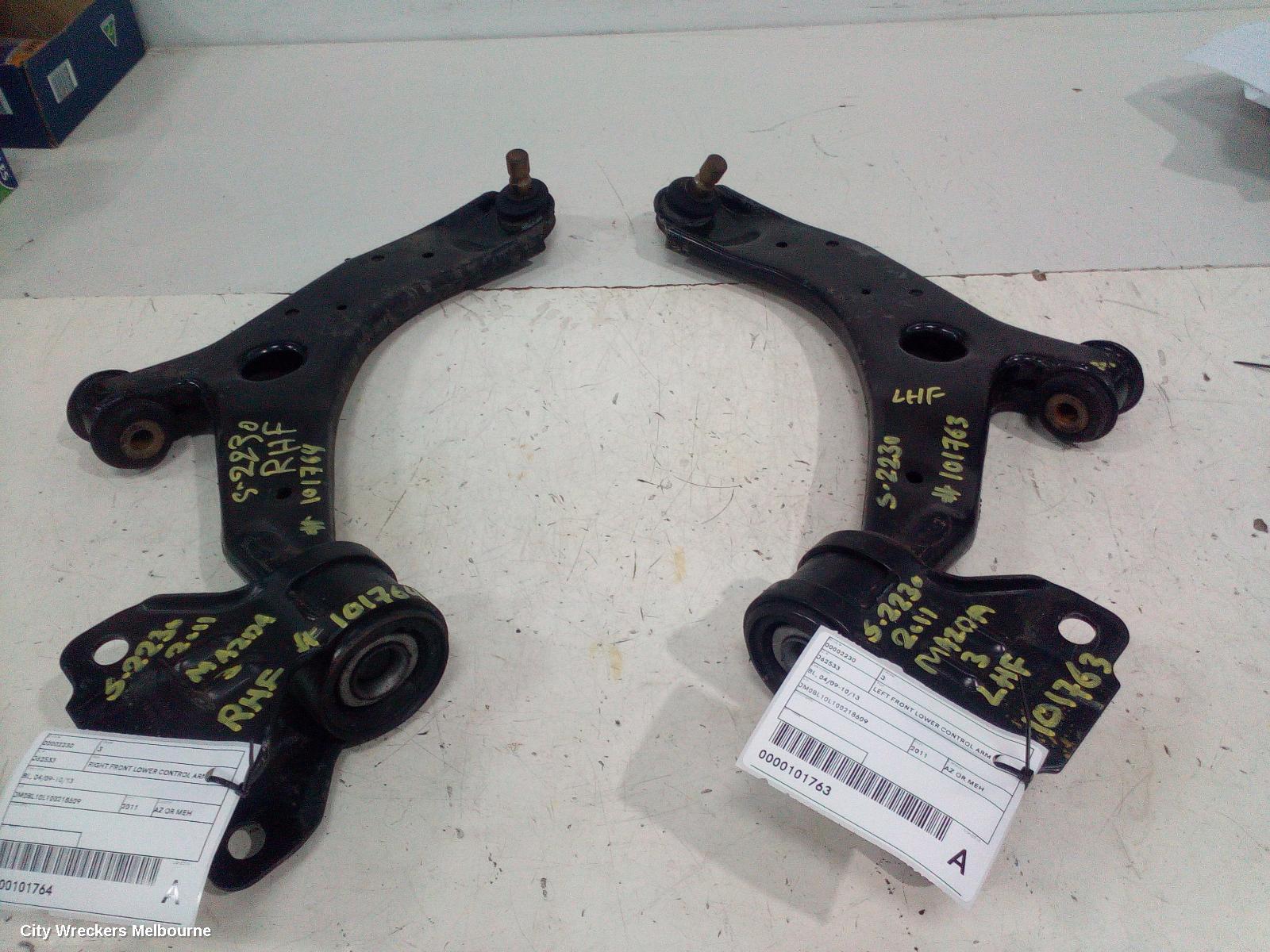 MAZDA 3 LEFT FRONT LOWER CONTROL ARM, BL, 04/2009 - 10/2013 - Image 3