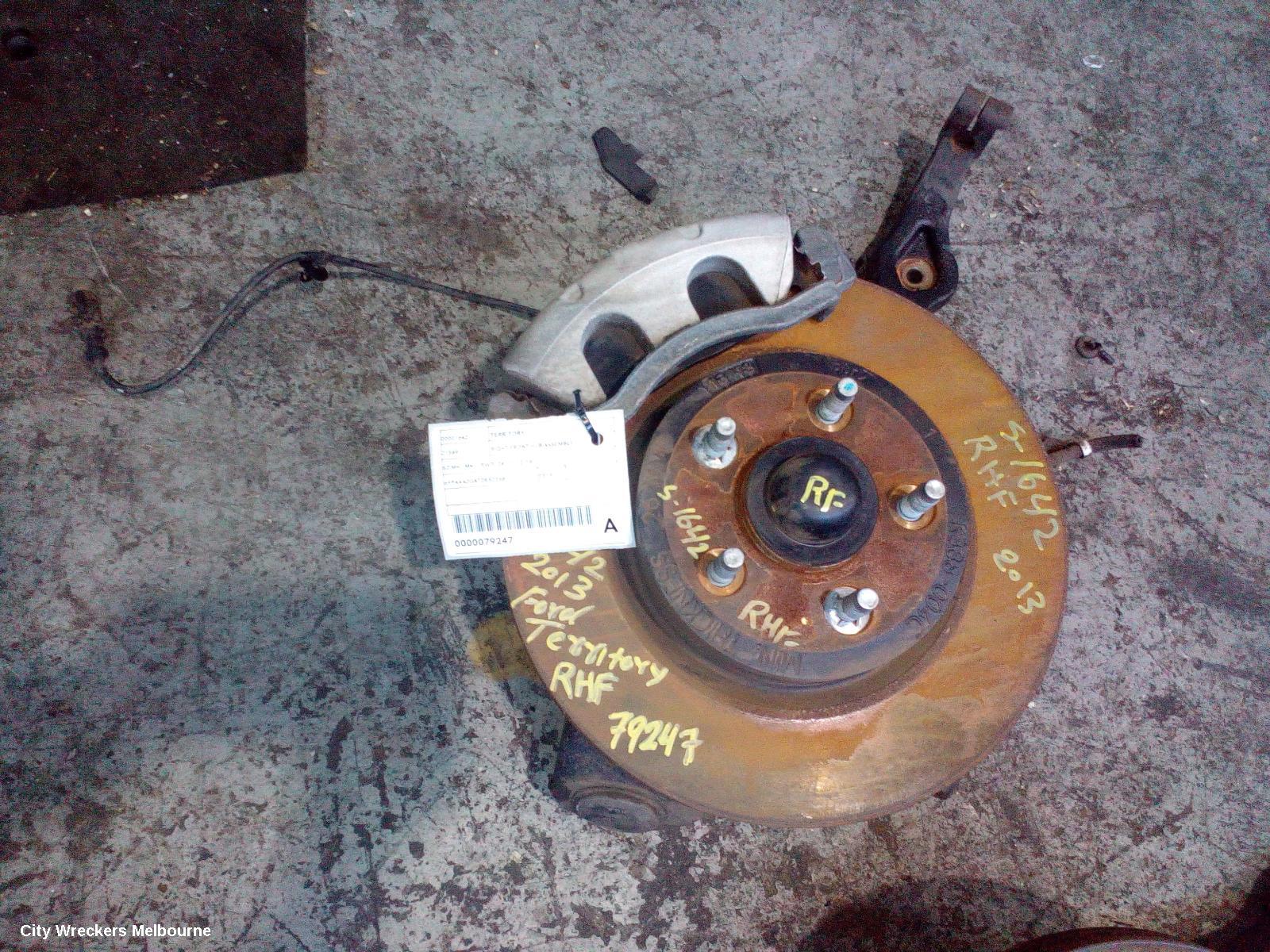 FORD TERRITORY RIGHT FRONT HUB ASSEMBLY, SZ MKI-MKII, RWD, 04/2011 - 12/2016 - Image 1