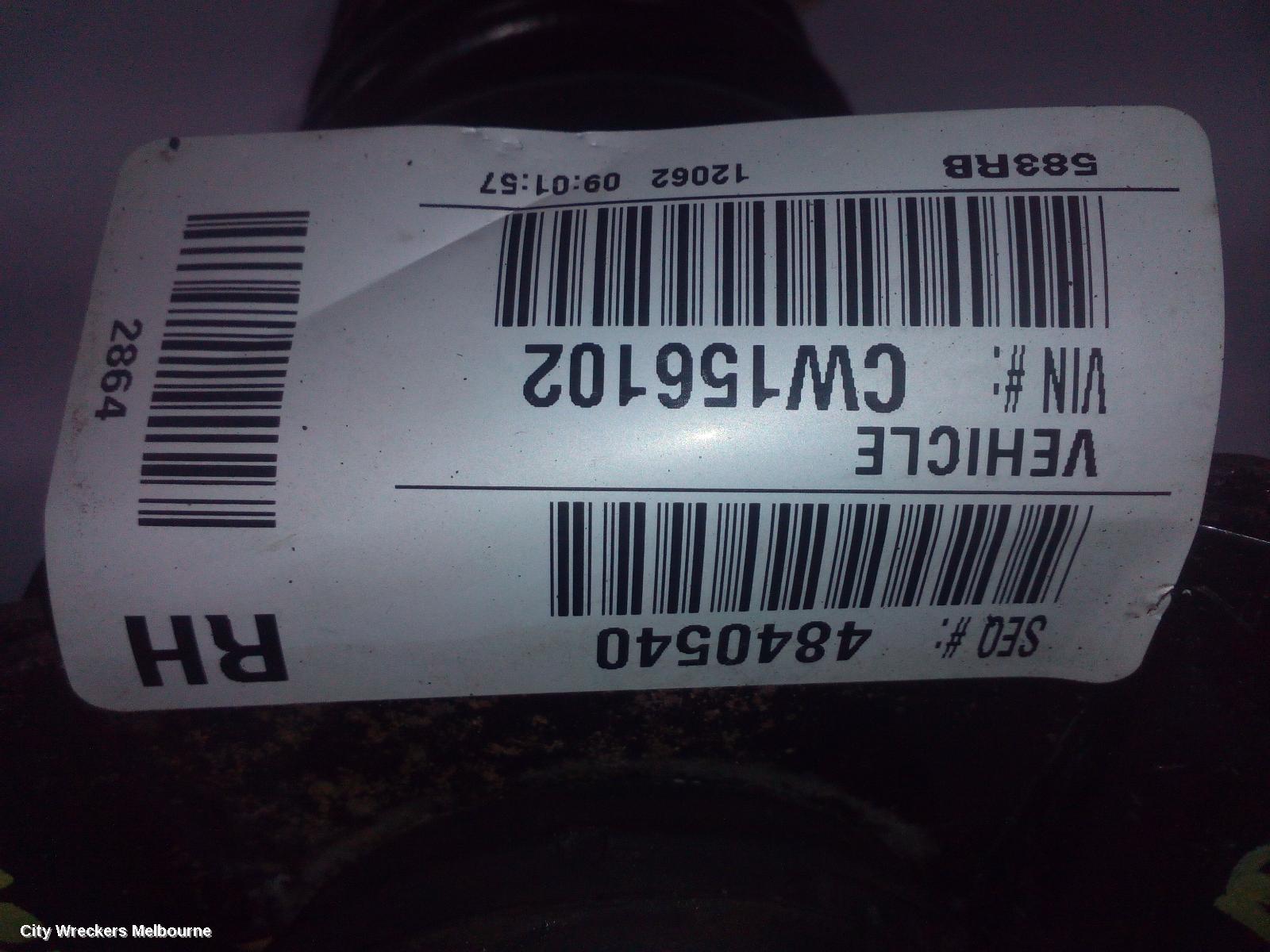 JEEP CHEROKEE RIGHT FRONT STRUT, KK, 11/2007 - 10/2012 - Image 3