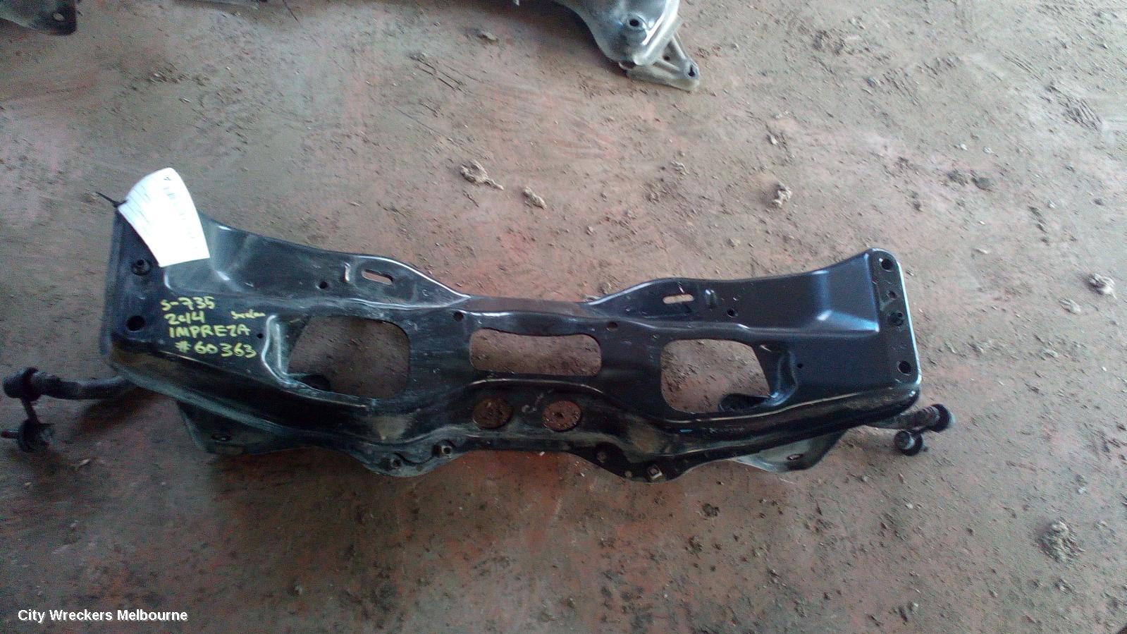 SUBARU IMPREZA FRT XMEMBER/CRADLE, ENGINE CROSSMEMBER, PETROL, 2.0, FB20, G4, 08/2011 - 03/2015 - Image 1