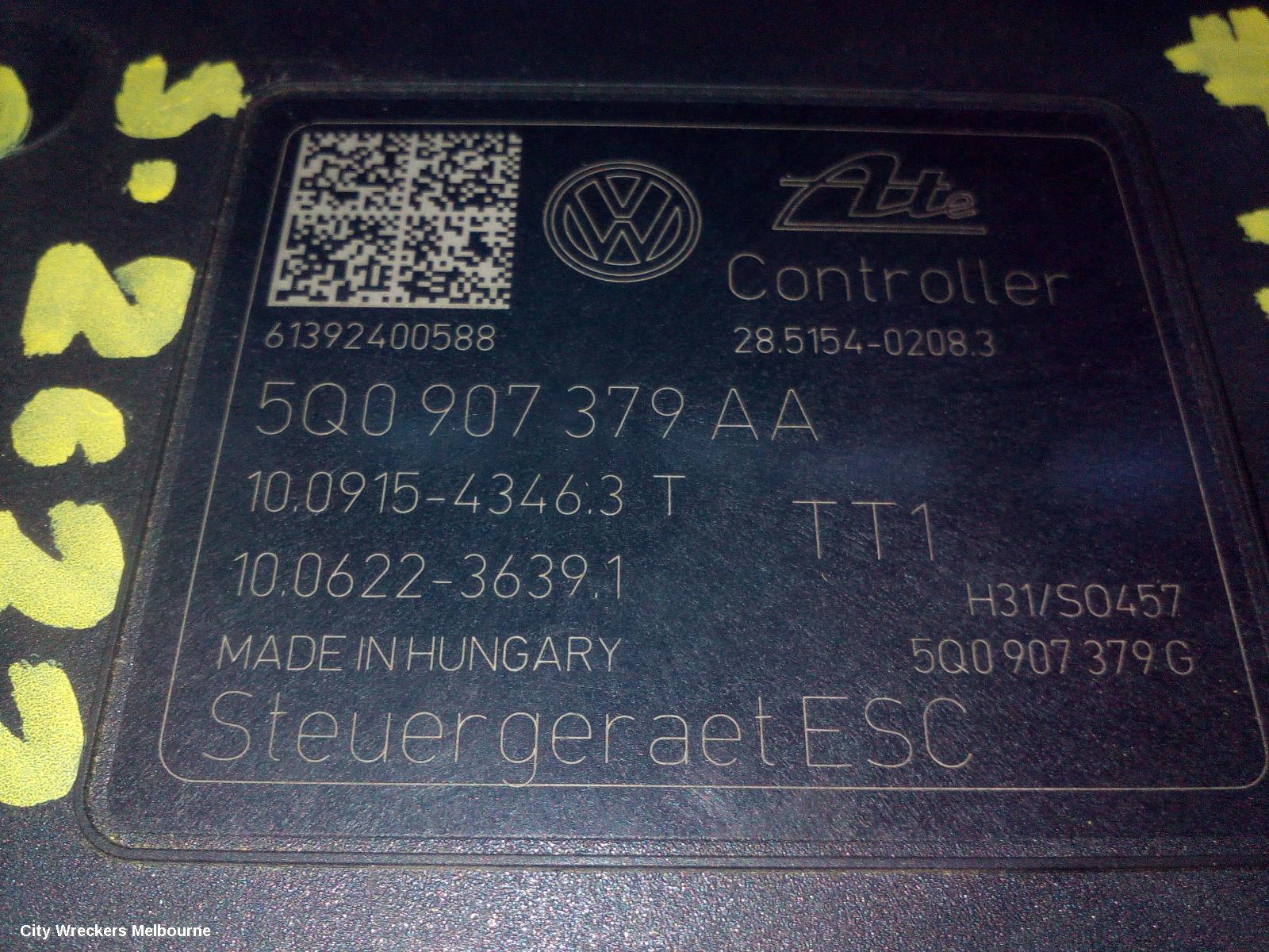 AUDI A3 ABS PUMP/MODULATOR, 8V, P/N 5Q0614517T, 05/2013 - 10/2020 - Image 2