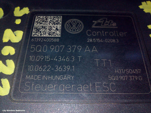 AUDI A3 ABS PUMP/MODULATOR, 8V, P/N 5Q0614517T, 05/2013 - 10/2020 - Image 2