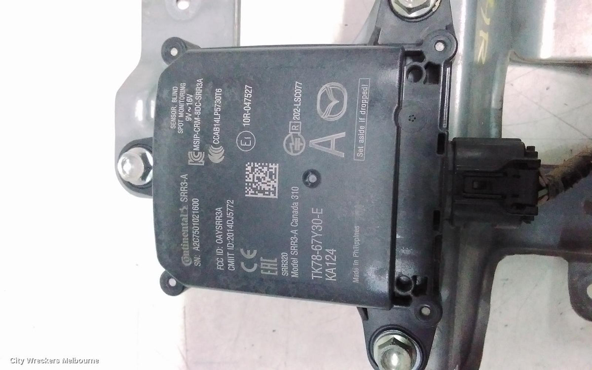 MAZDA CX9 REVERSE CAMERA, BLIND SPOT MONITOR SENSOR (LH REAR BEHIND BUMPER), TC, 07/2016 - 12/2024 - Image 3