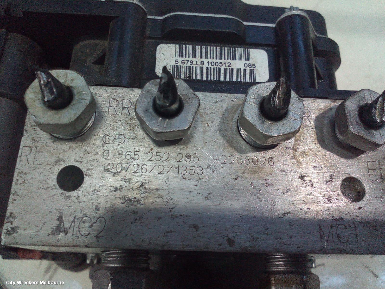 HOLDEN COMMODORE ABS PUMP/MODULATOR, VE, NON TRACTION CONTROL TYPE, 08/2006 - 04/2013 - Image 3