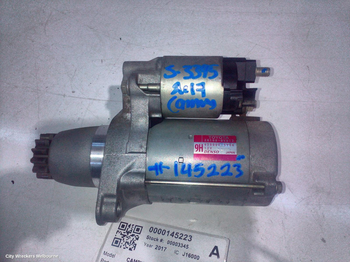 TOYOTA CAMRY STARTER, PETROL, 2.5, 2AR-FE, ASV50, 11/2011 - 10/2017 - Image 3