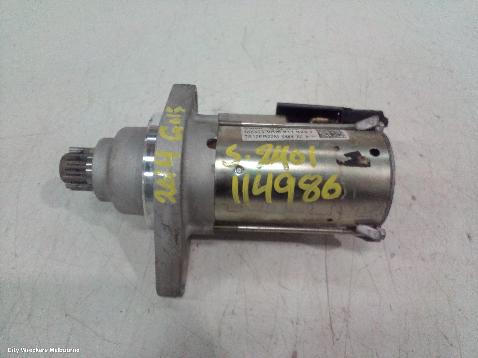 VOLKSWAGEN GOLF STARTER, PETROL, 1.4, GEN 6, 10/2008 - 01/2016 - Image 1