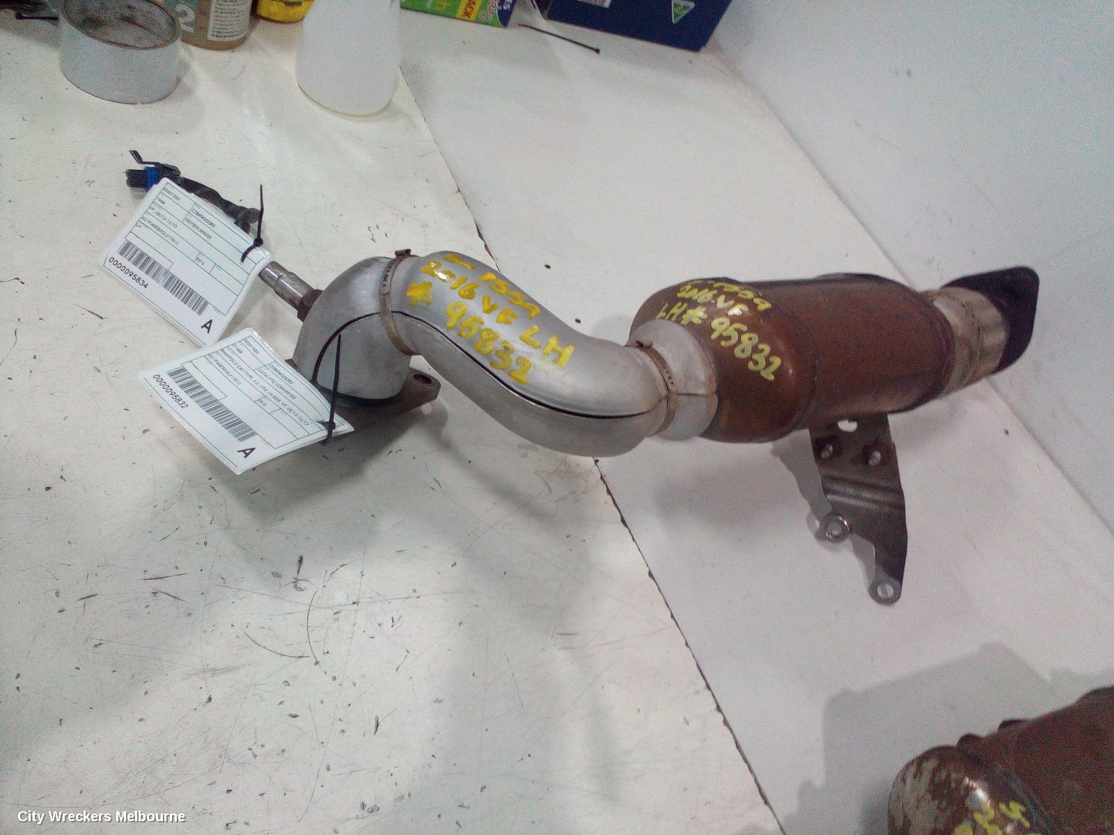 HOLDEN COMMODORE CATALYTIC CONVERTER, MANIFOLD-CAT TYPE, 3.0, LFW, LH SIDE, VF, 05/2013 - 12/2017 - Image 1