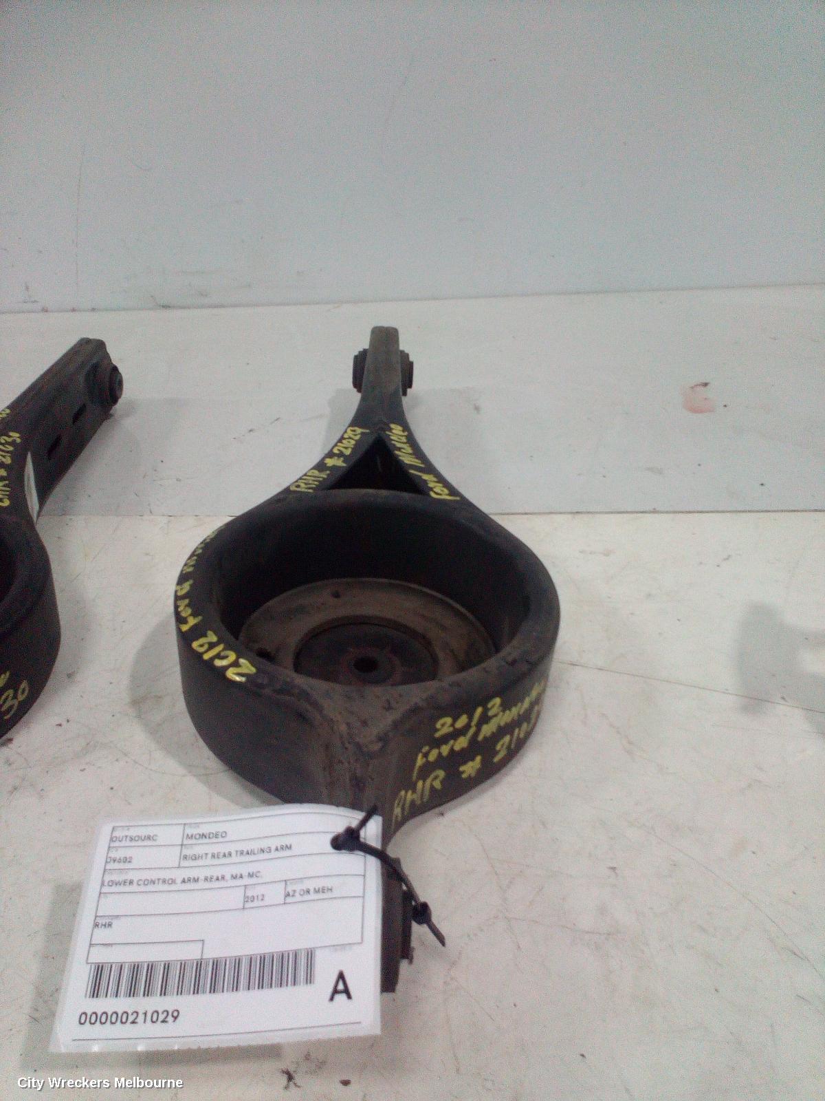 FORD MONDEO RIGHT REAR TRAILING ARM, LOWER CONTROL ARM-REAR, MA-MC, SEDAN/HATCH/WAGON, 10/2007 - 12/2014 - Image 1