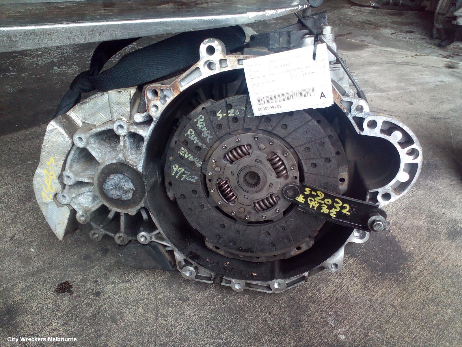 LAND ROVER RANGEROVER EVOQUE TRANS/GEARBOX, MANUAL, AWD, DIESEL, 2.2, TURBO, 6 SPEED, L538, 11/2011 - 08/2015 - Image 1