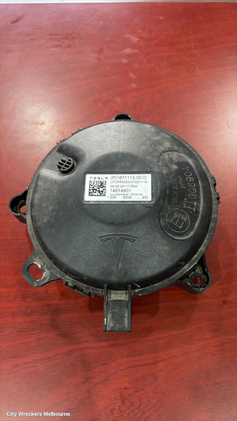 TESLA MODEL Y, 1ST GEN, 03/2022 ONWARDS, 2026 TESLA MODEL Y JUNIPER AUDIO SPEAKER SUPER HORN 1671113-00-D: 144335 - Image 2