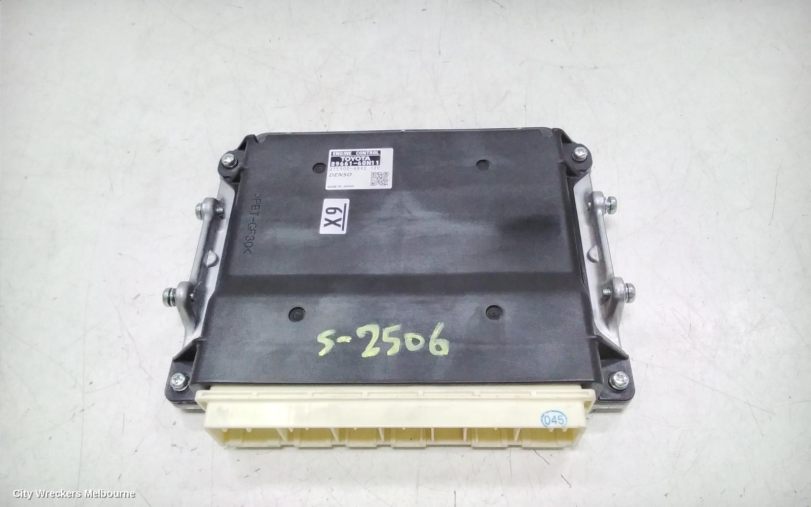 TOYOTA PRADO ECU, 150 SERIES, ENGINE ECU, 3.0, DIESEL, 1KD-FTV, AUTO, P/N 8966160N11, ECU ONLY, 10/2011 - 08/2013 - Image 1
