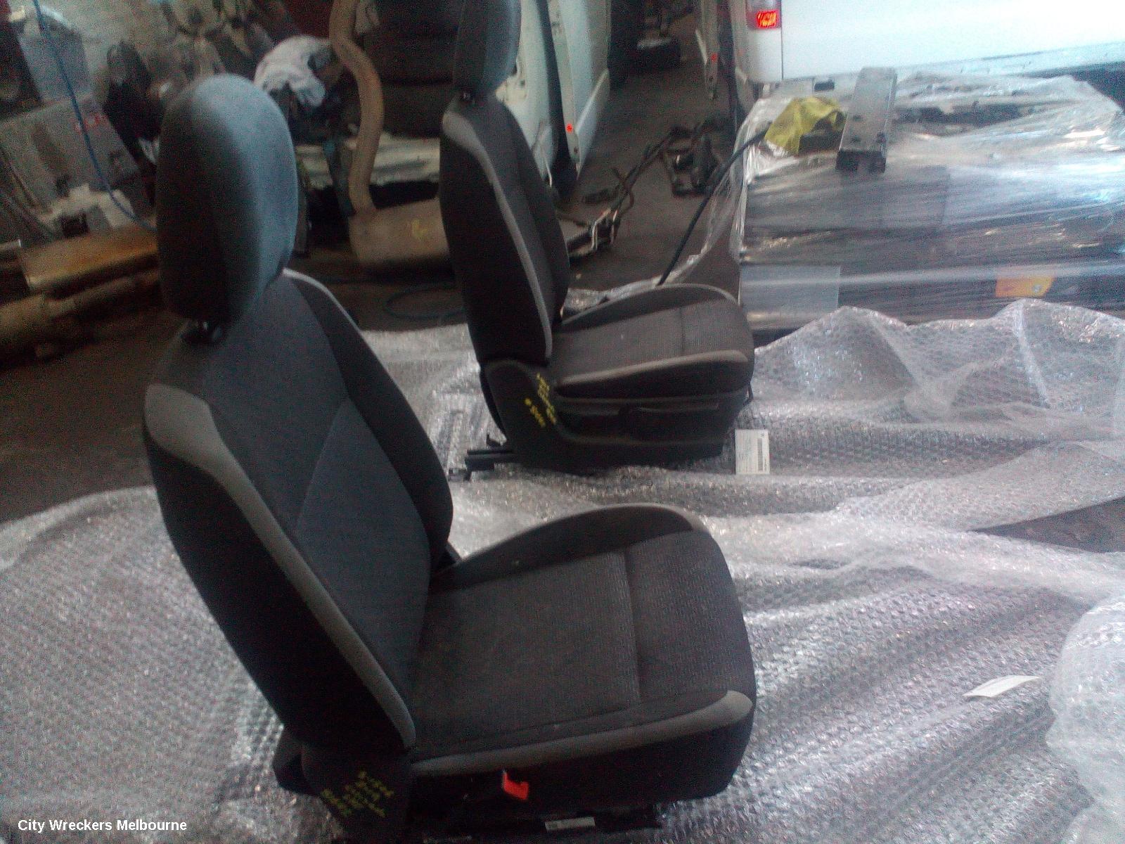 HOLDEN COLORADO FRONT SEAT, RG, LH FRONT, CLOTH, BLACK/GREY, LS/LT/LSX/LX, W/ AIRBAG, W/ HEIGHT ADJUSTER TYPE, 07/2016 - 12/2020 - Image 2