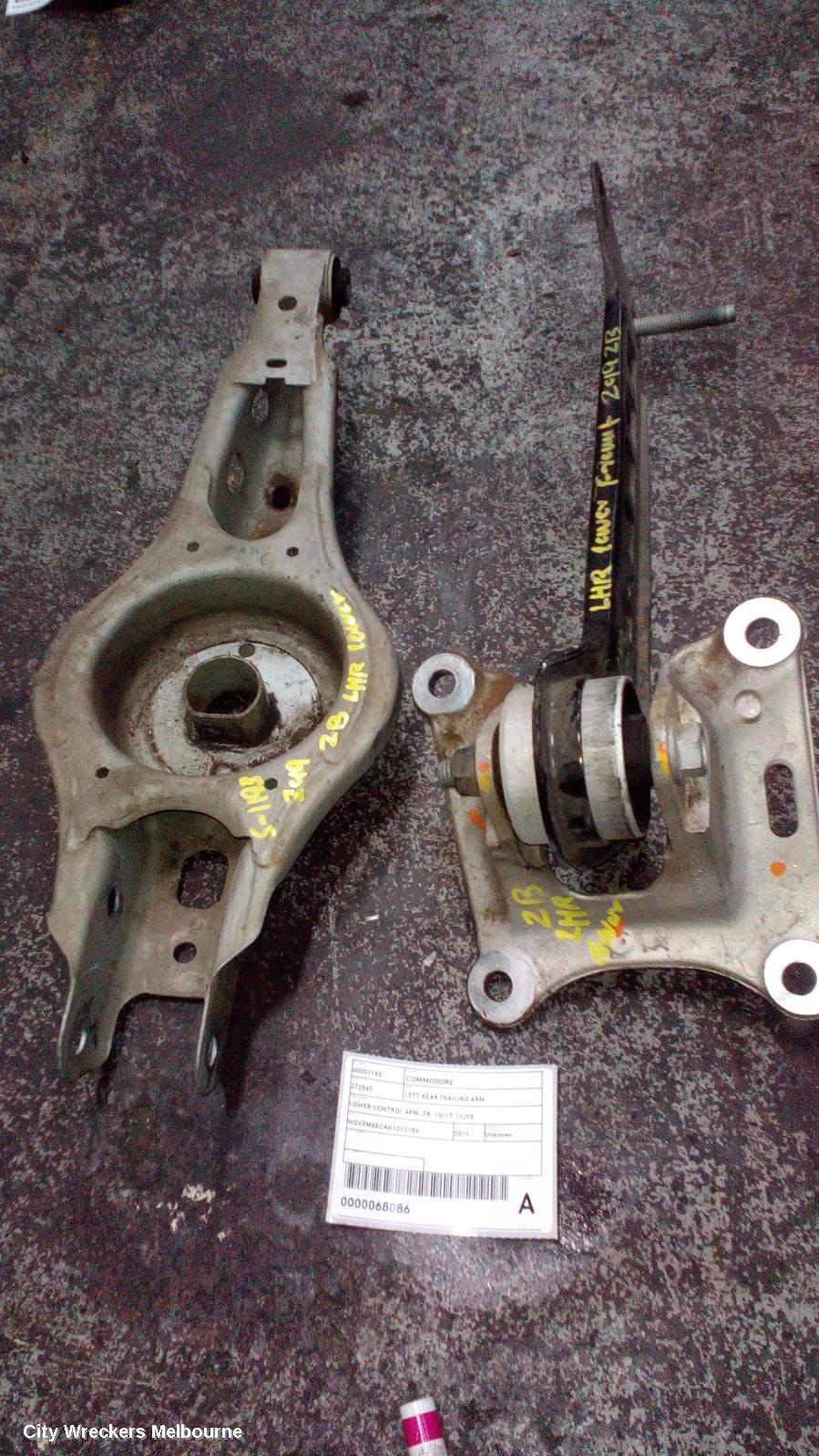 HOLDEN COMMODORE LEFT REAR TRAILING ARM, LOWER CONTROL ARM, ZB, 10/2017 - 12/2020 - Image 2