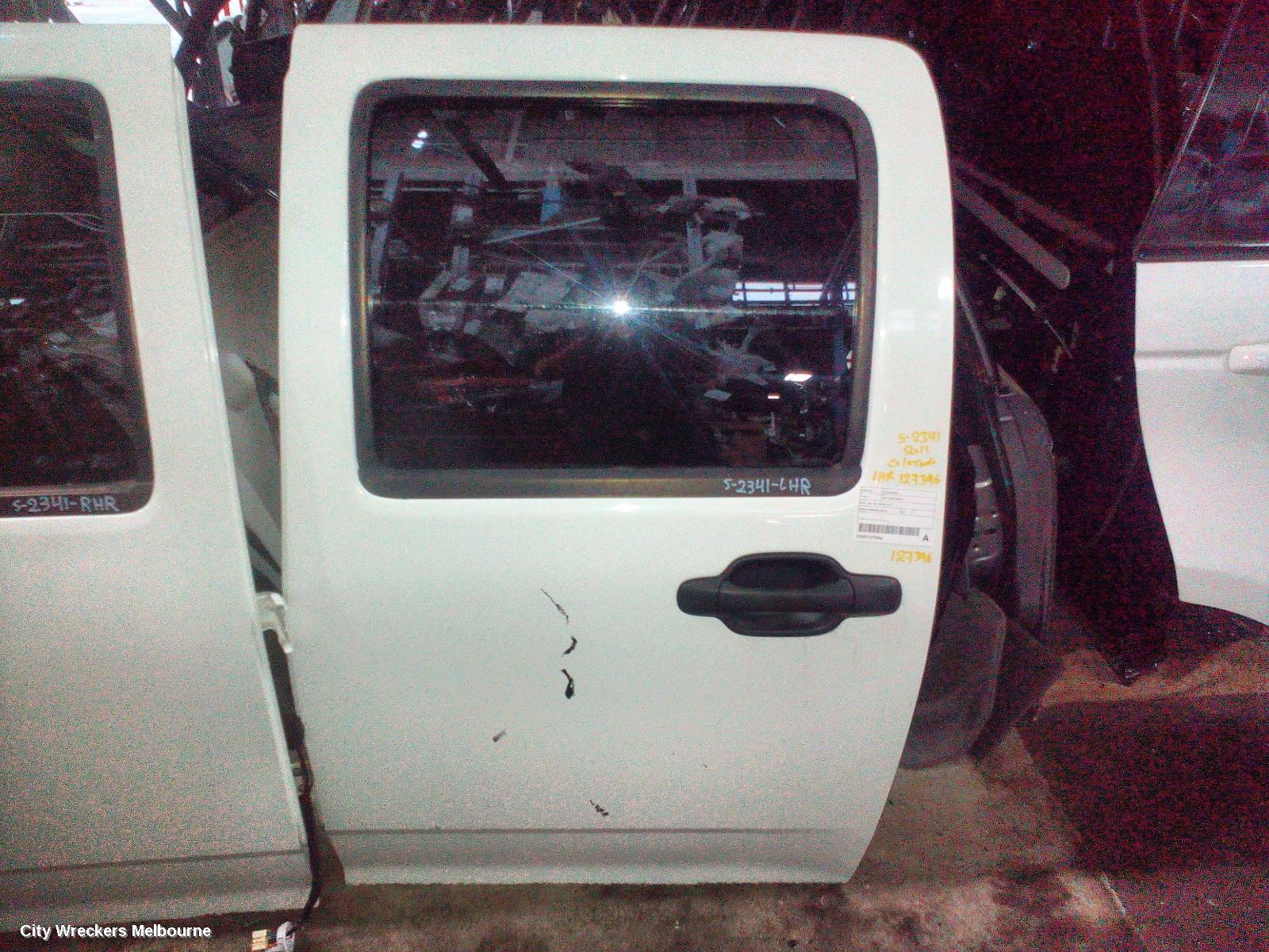 HOLDEN COLORADO LEFT REAR DOOR/SLIDING, DUAL CAB, RC, 05/2008 - 12/2011 - Image 1