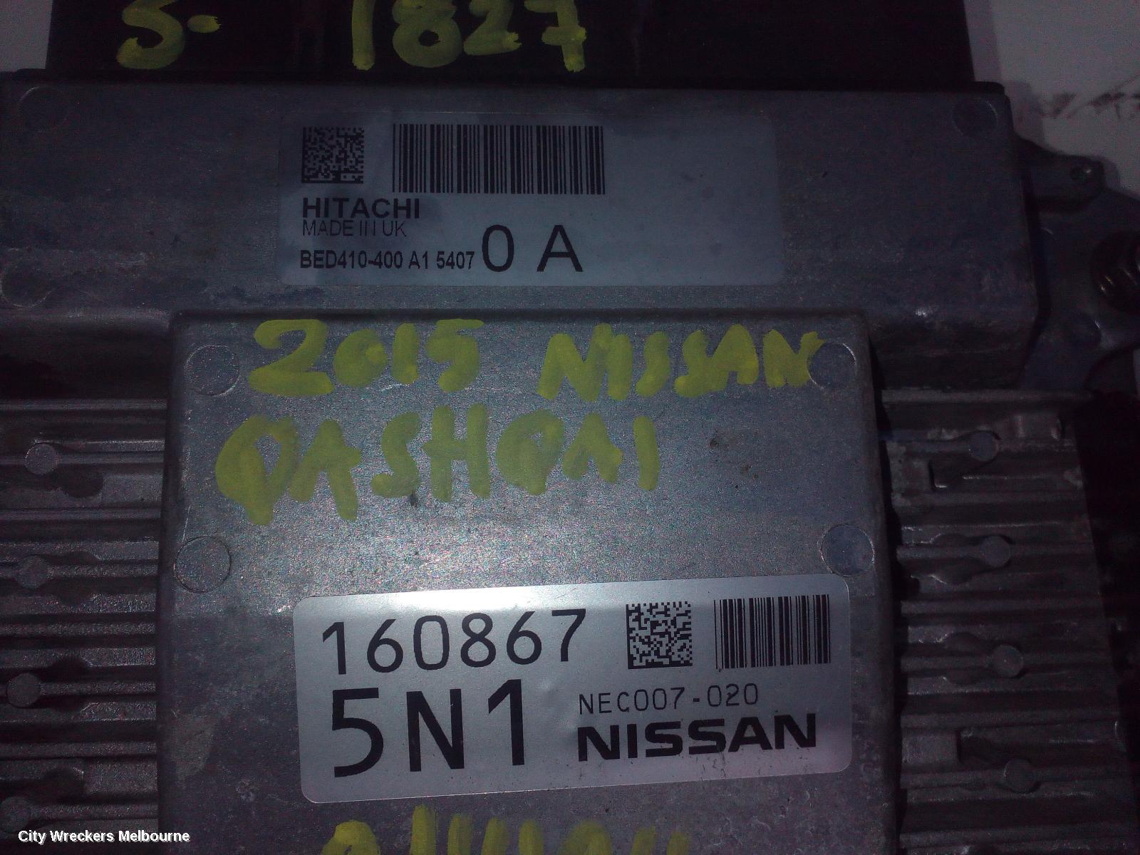 NISSAN QASHQAI ECU, ENGINE ECU, 2.0, PETROL, ECU ONLY, MR20, J11, 06/2014 ONWARDS - Image 2